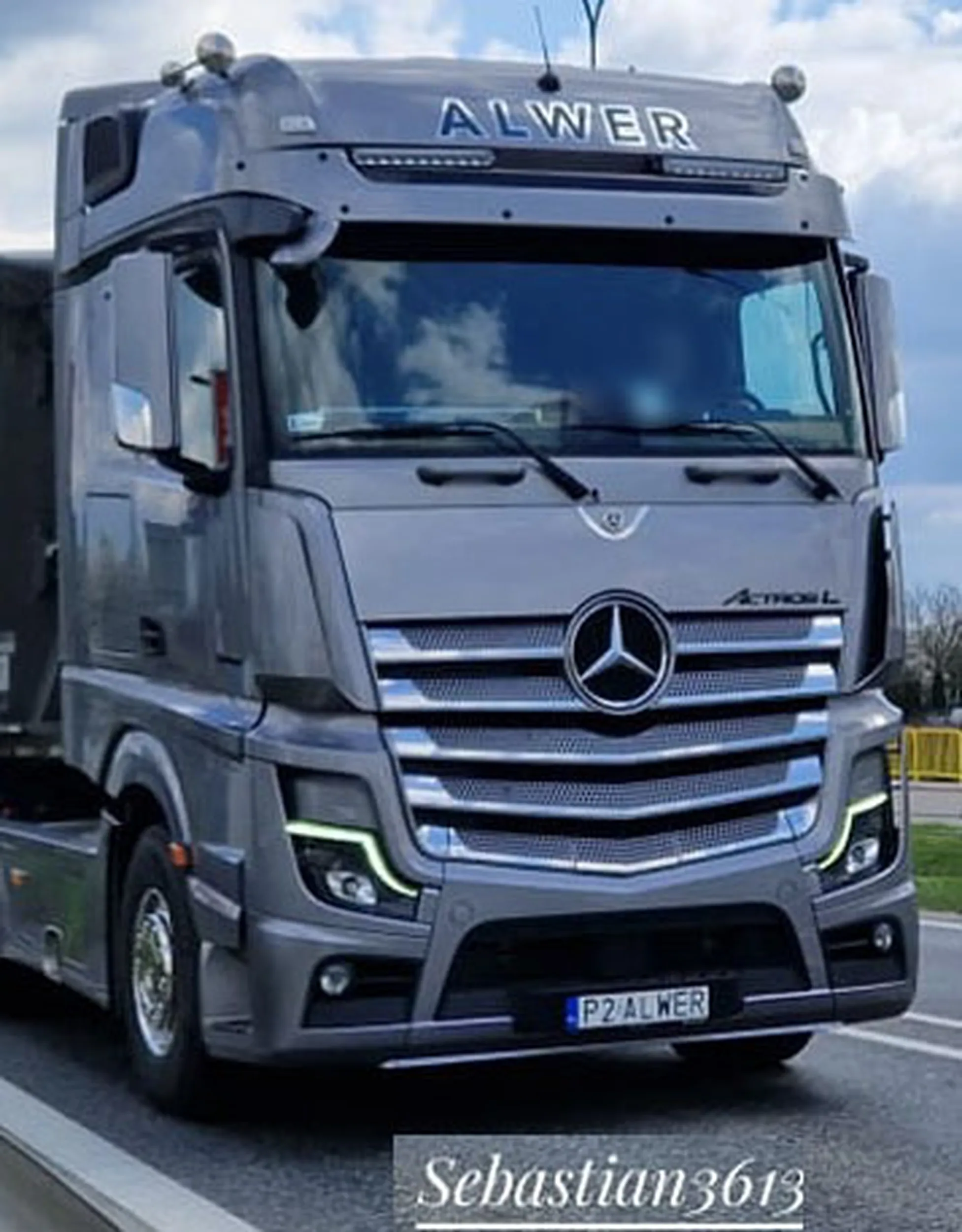 Fajny numer, blacha P2 ALWER