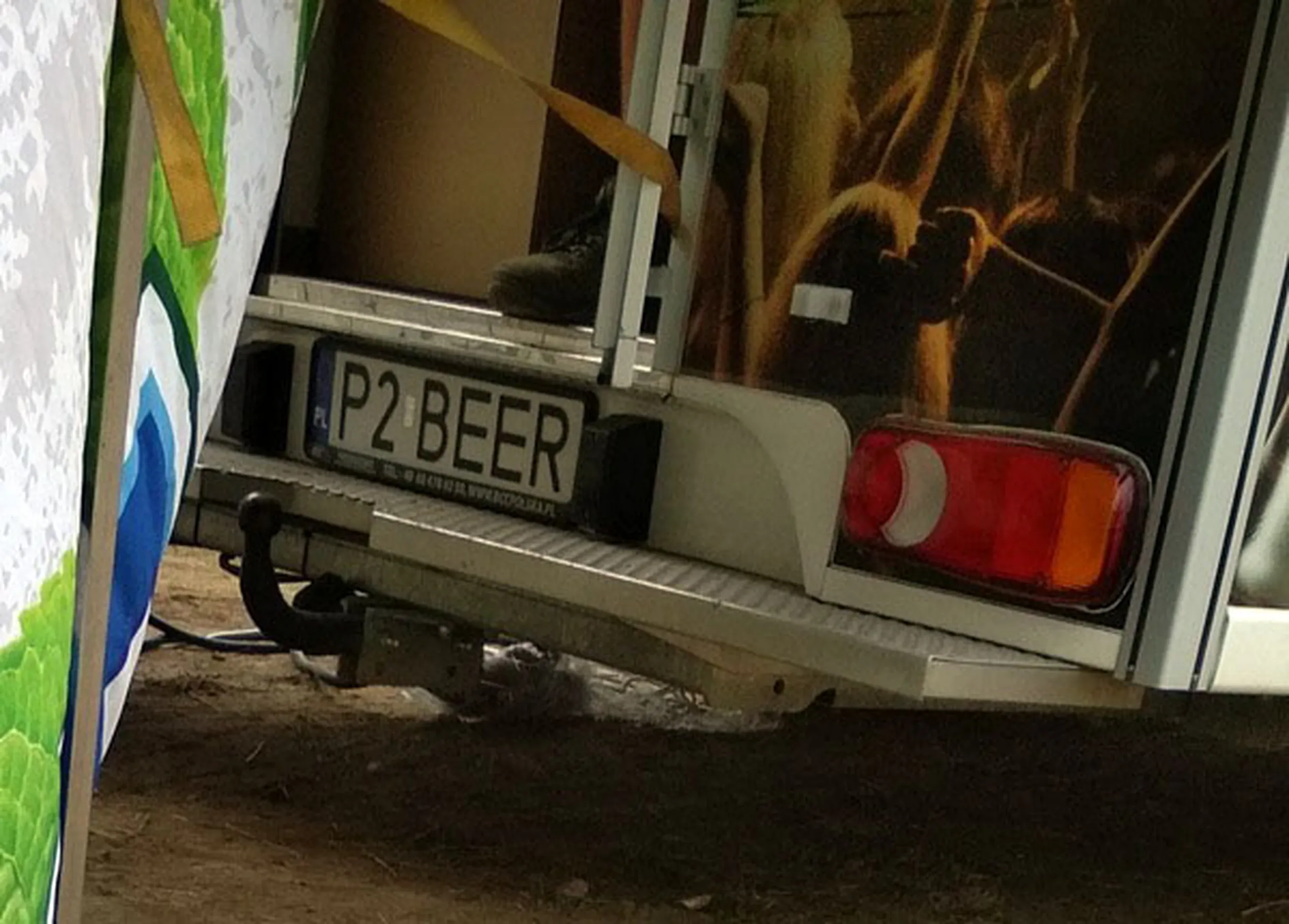 Fajny numer, blacha P2 BEER