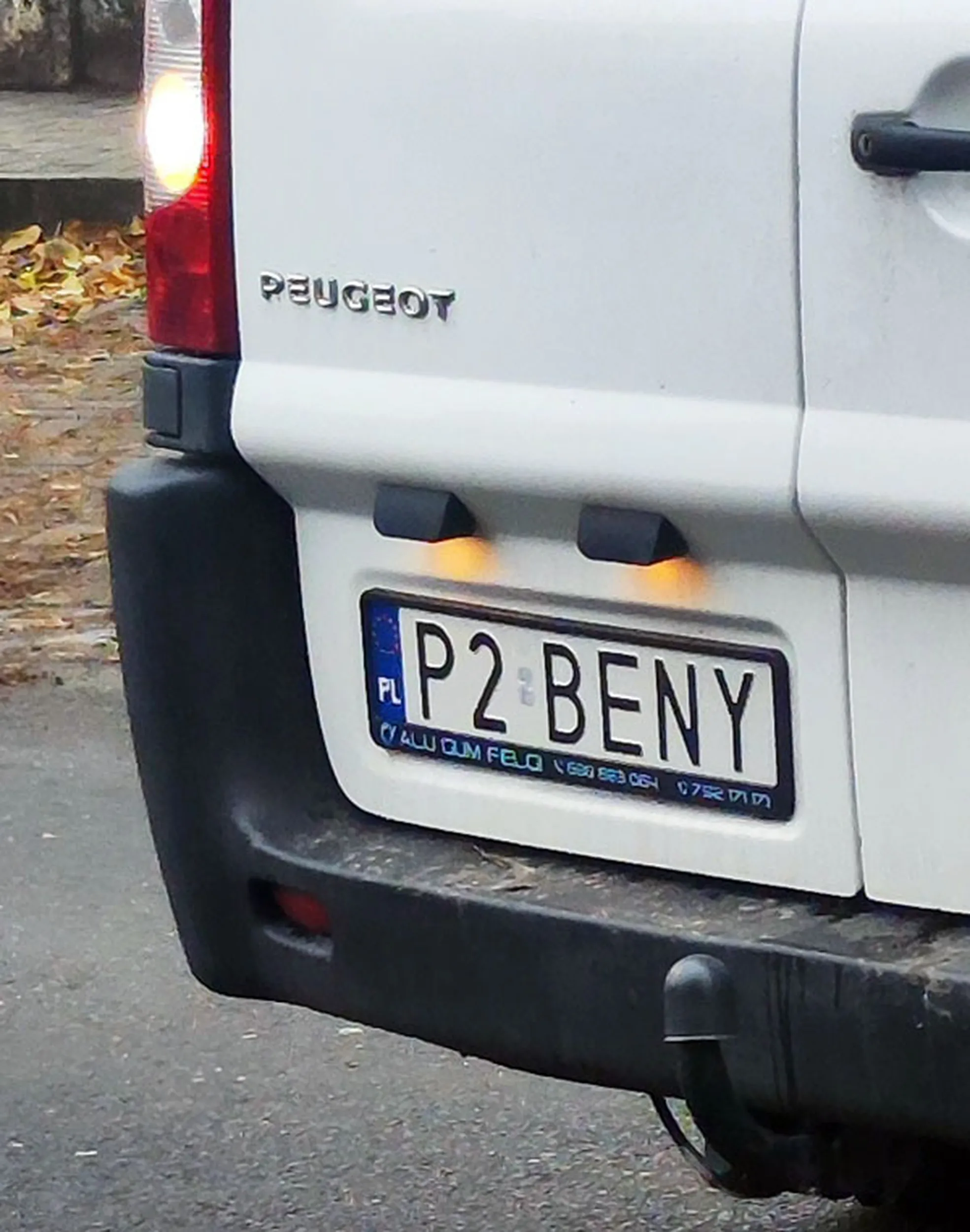 Fajny numer, blacha P2 BENY