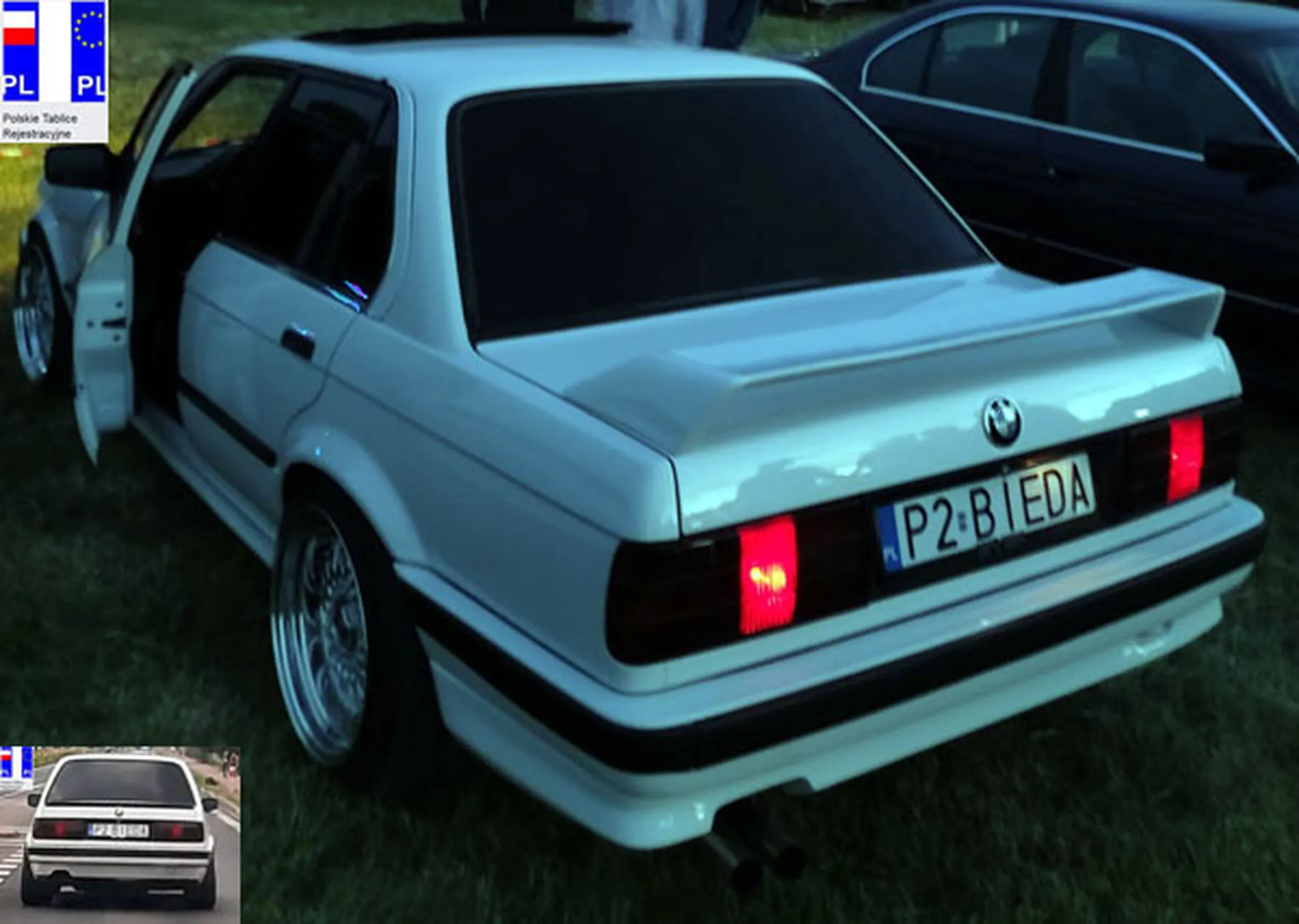 Fajny numer, blacha P2 BIEDA