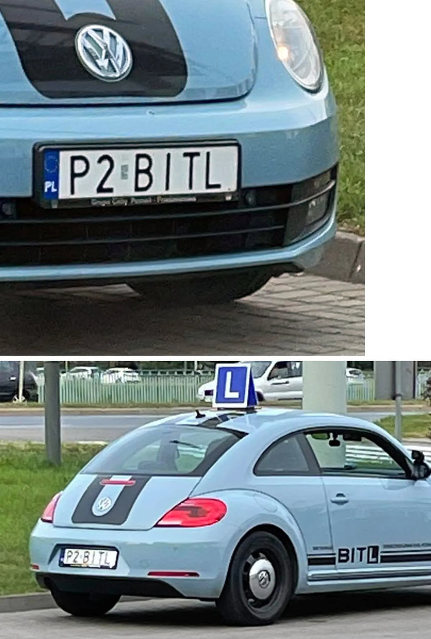 Fajny numer, blacha P2 BITL