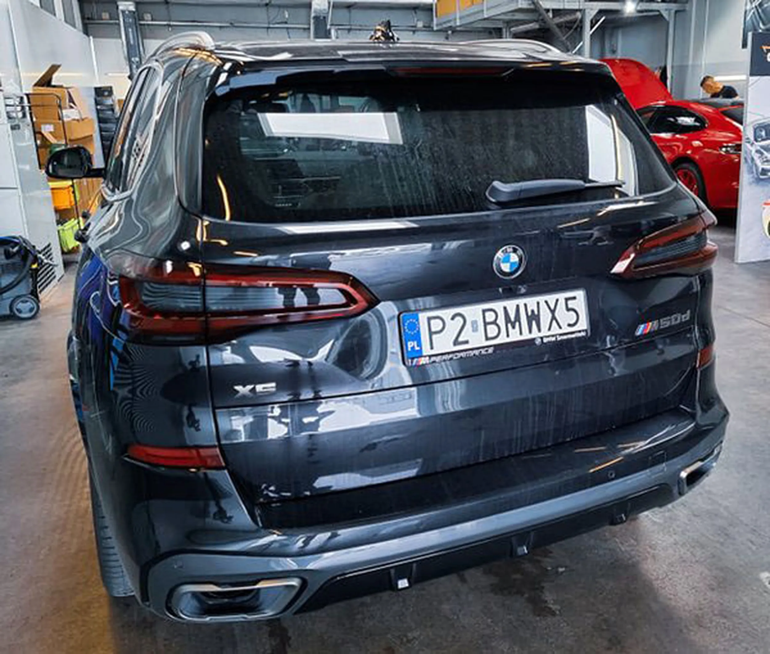 Fajny numer, blacha P2 BMWX5