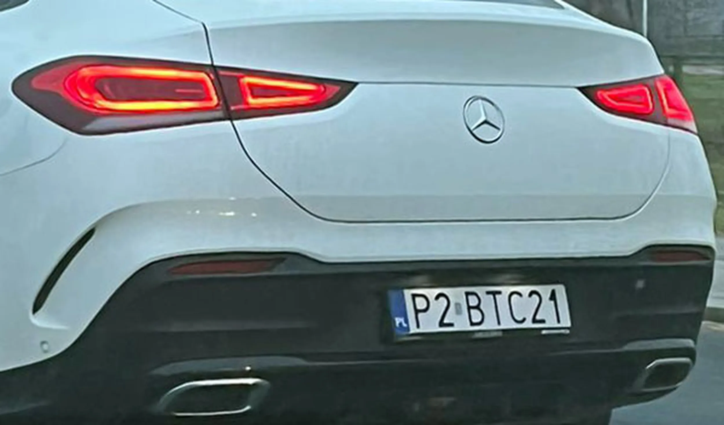 Fajny numer, blacha P2 BTC21