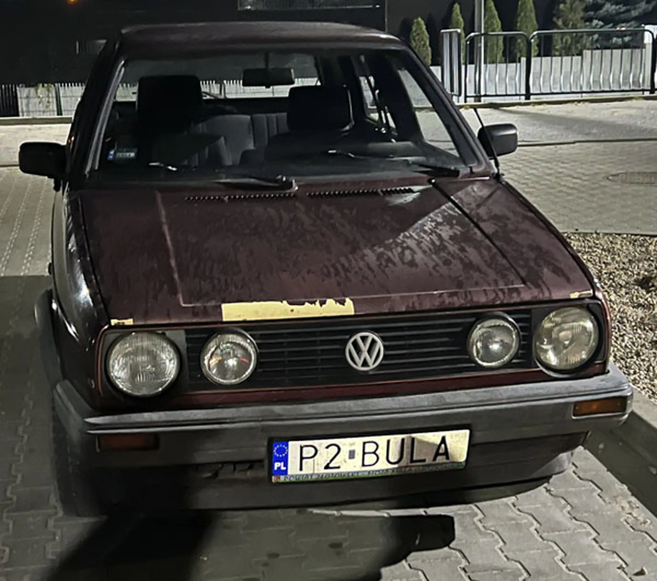 Fajny numer, blacha P2 BULA