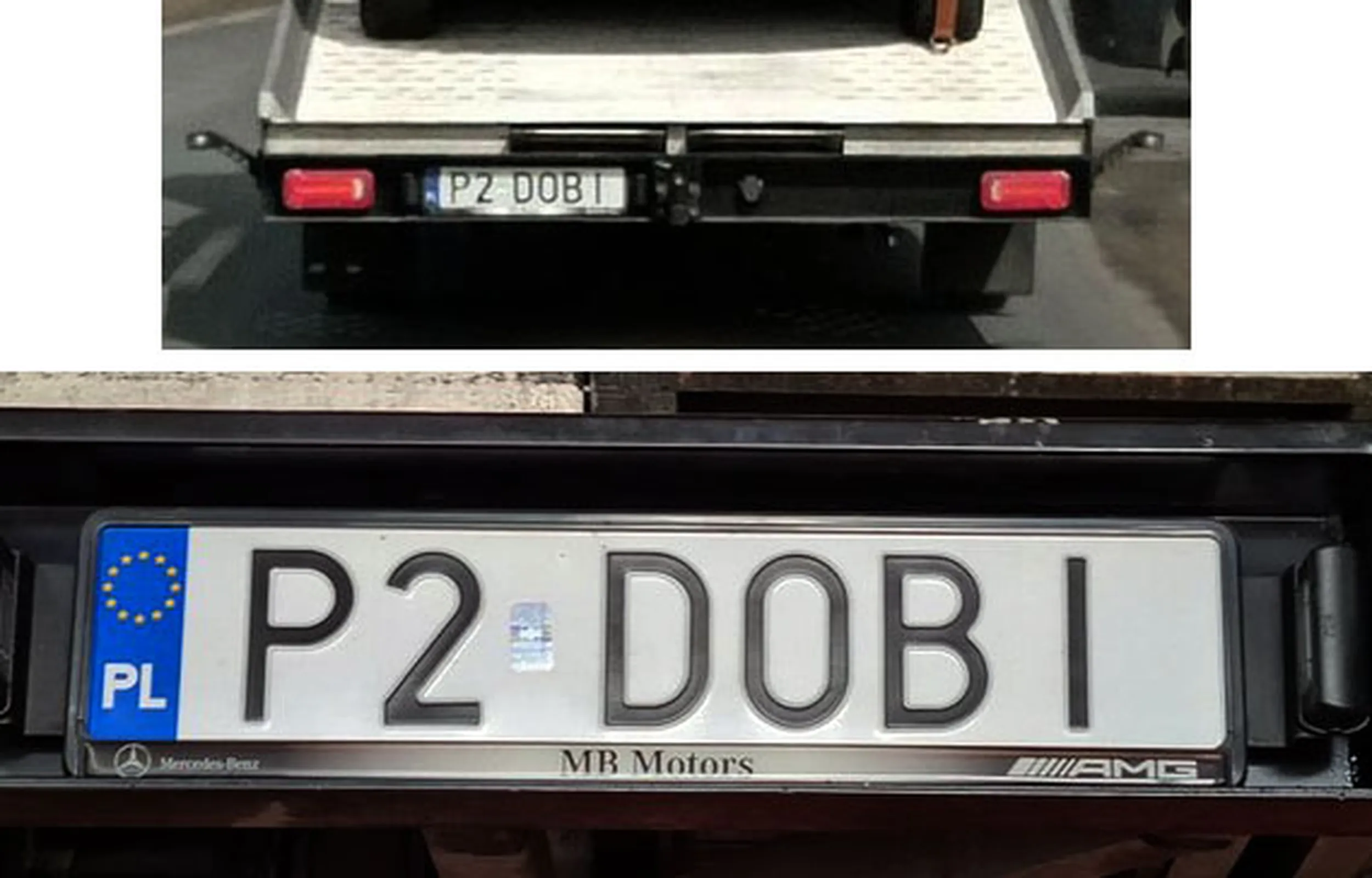 Fajny numer, blacha P2 DOBI