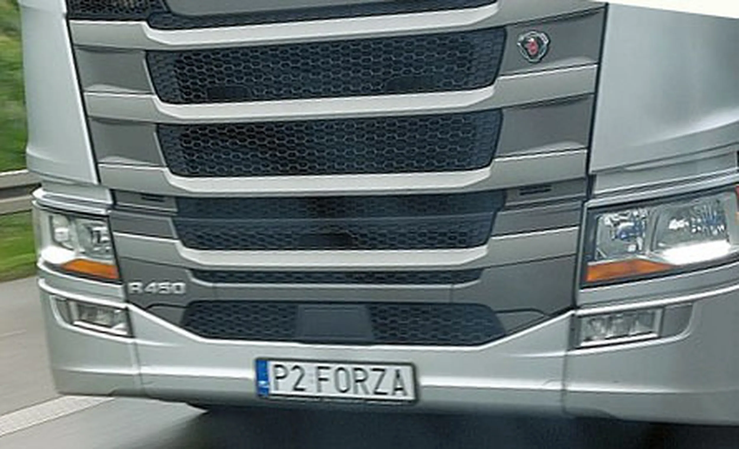 Fajny numer, blacha P2 FORZA