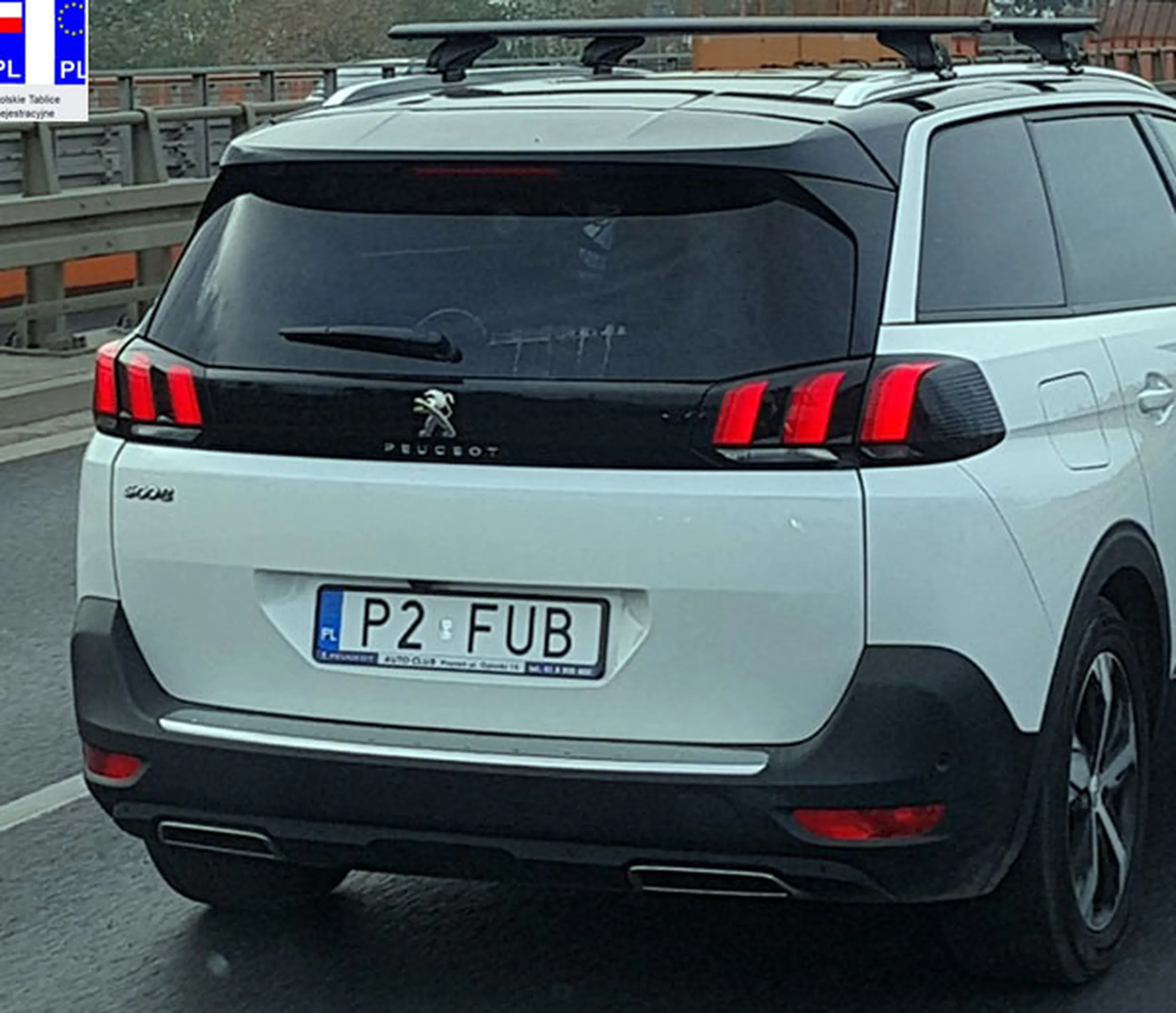 Fajny numer, blacha P2 FUB