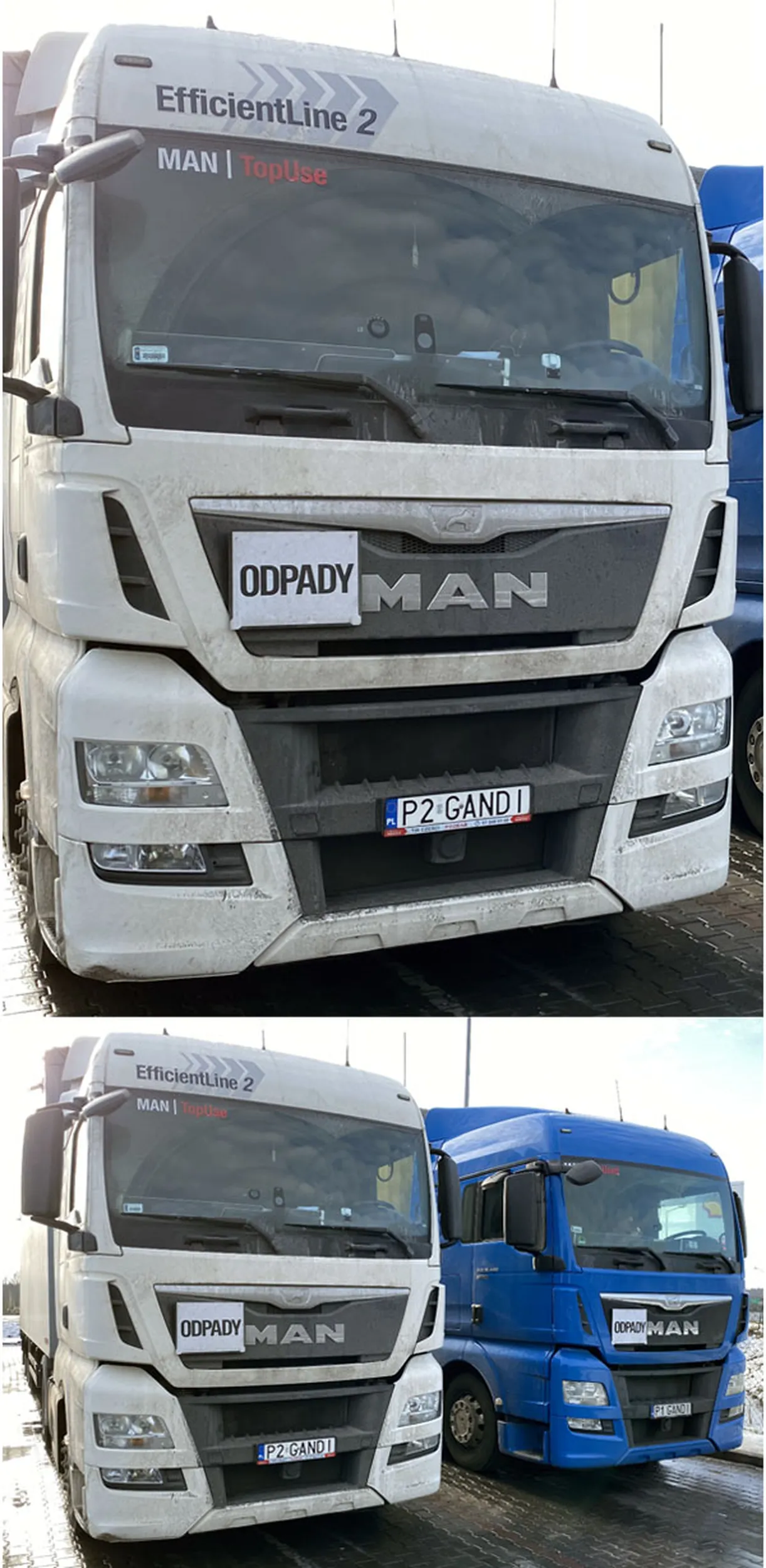 Fajny numer, blacha P2 GANDI