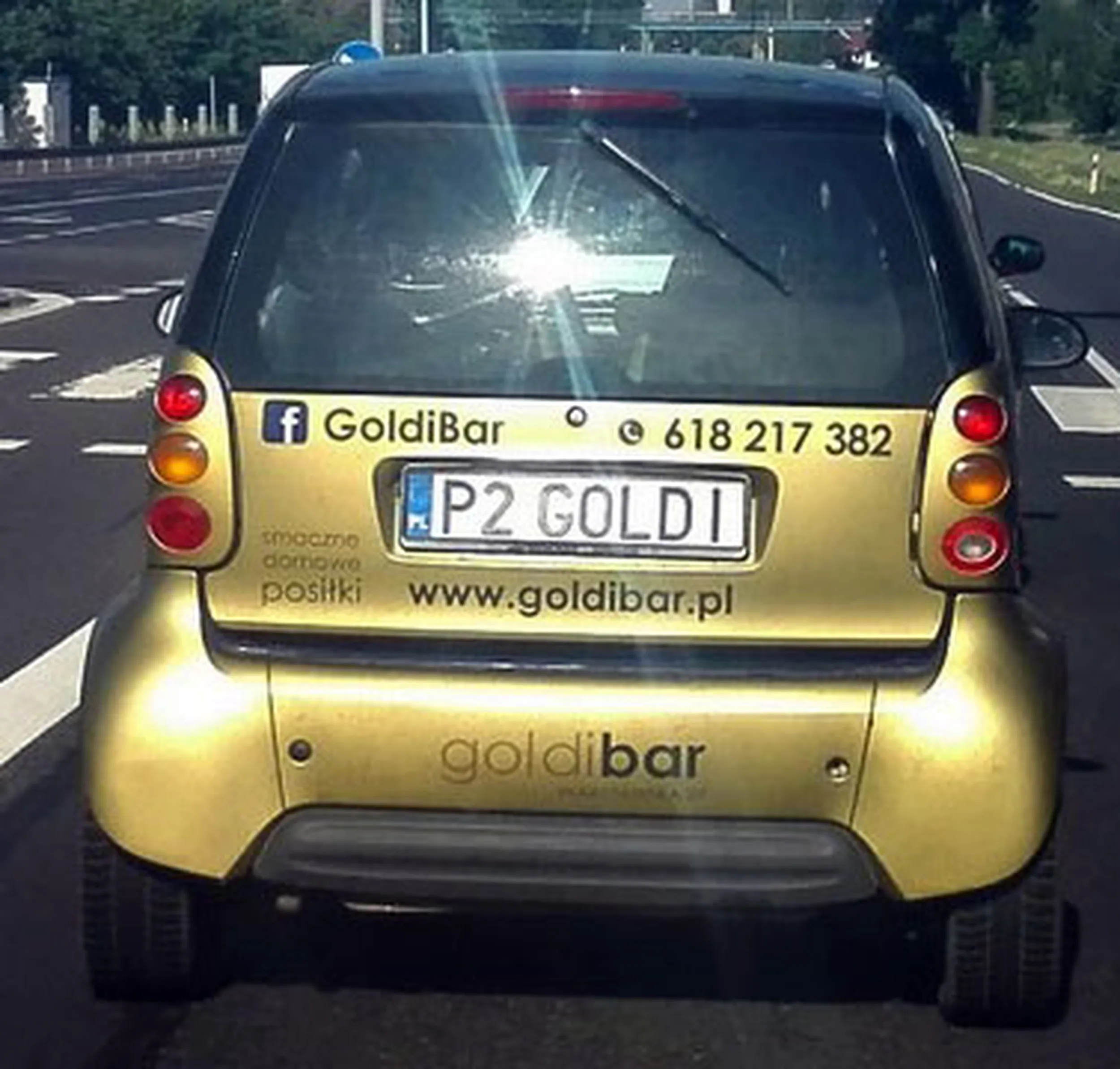 Fajny numer, blacha P2 GOLDI