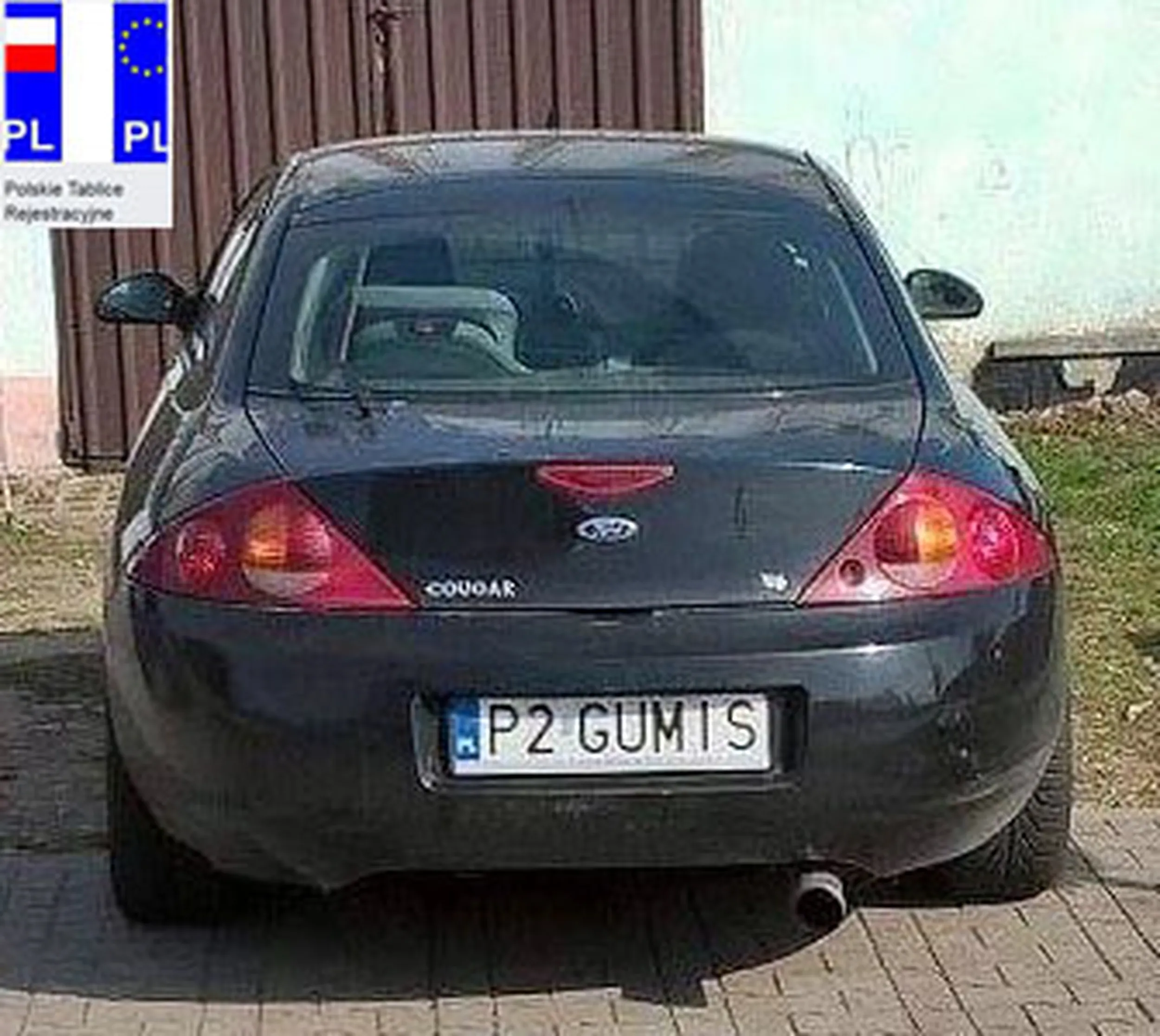 Fajny numer, blacha P2 GUMIS