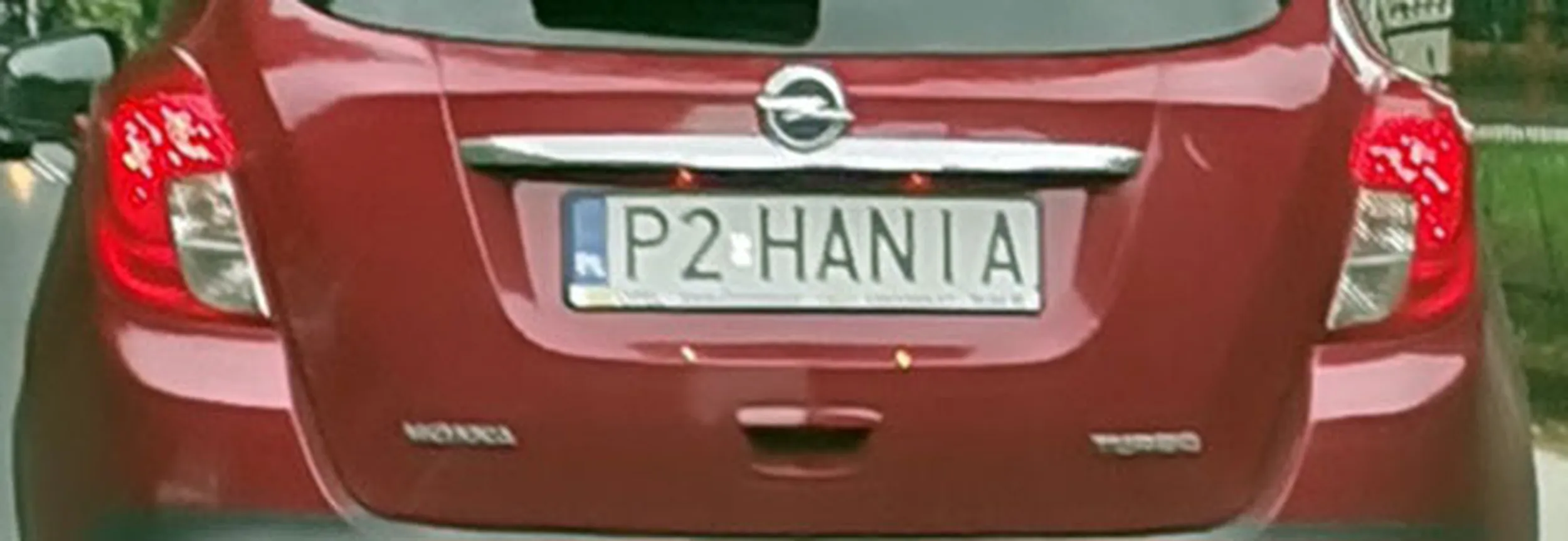 Fajny numer, blacha P2 HANIA