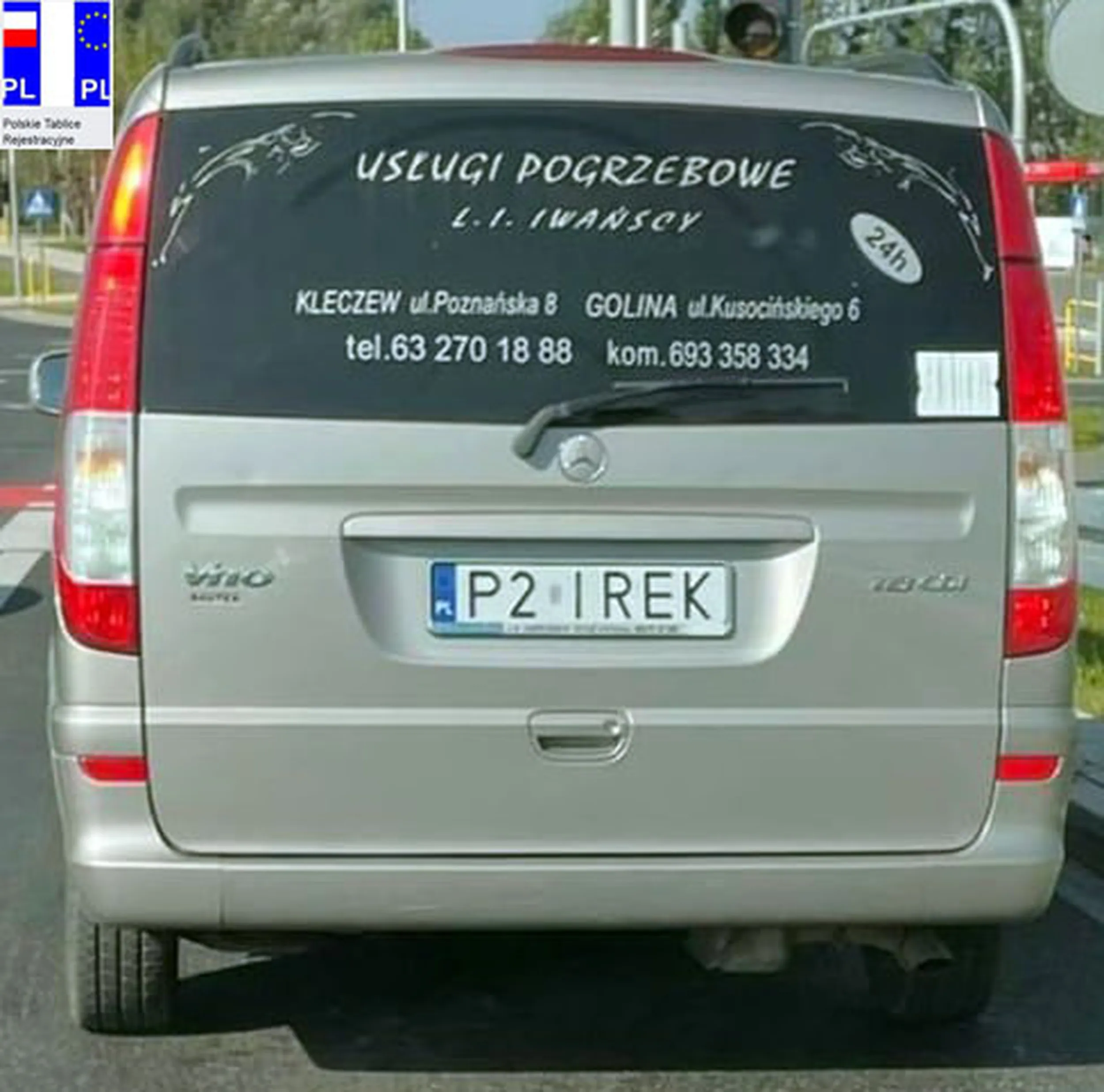 Fajny numer, blacha P2 IREK