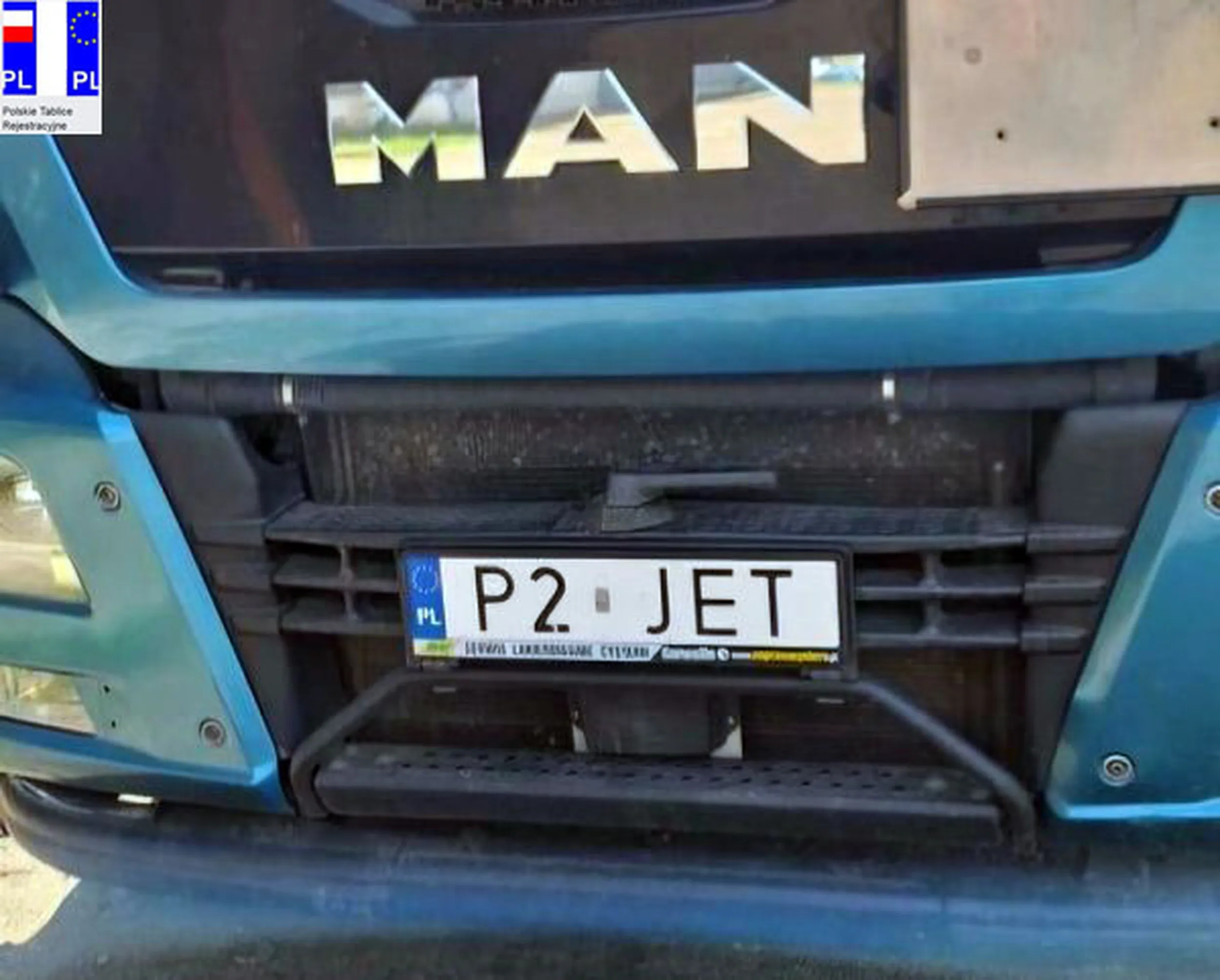 Fajny numer, blacha P2 JET