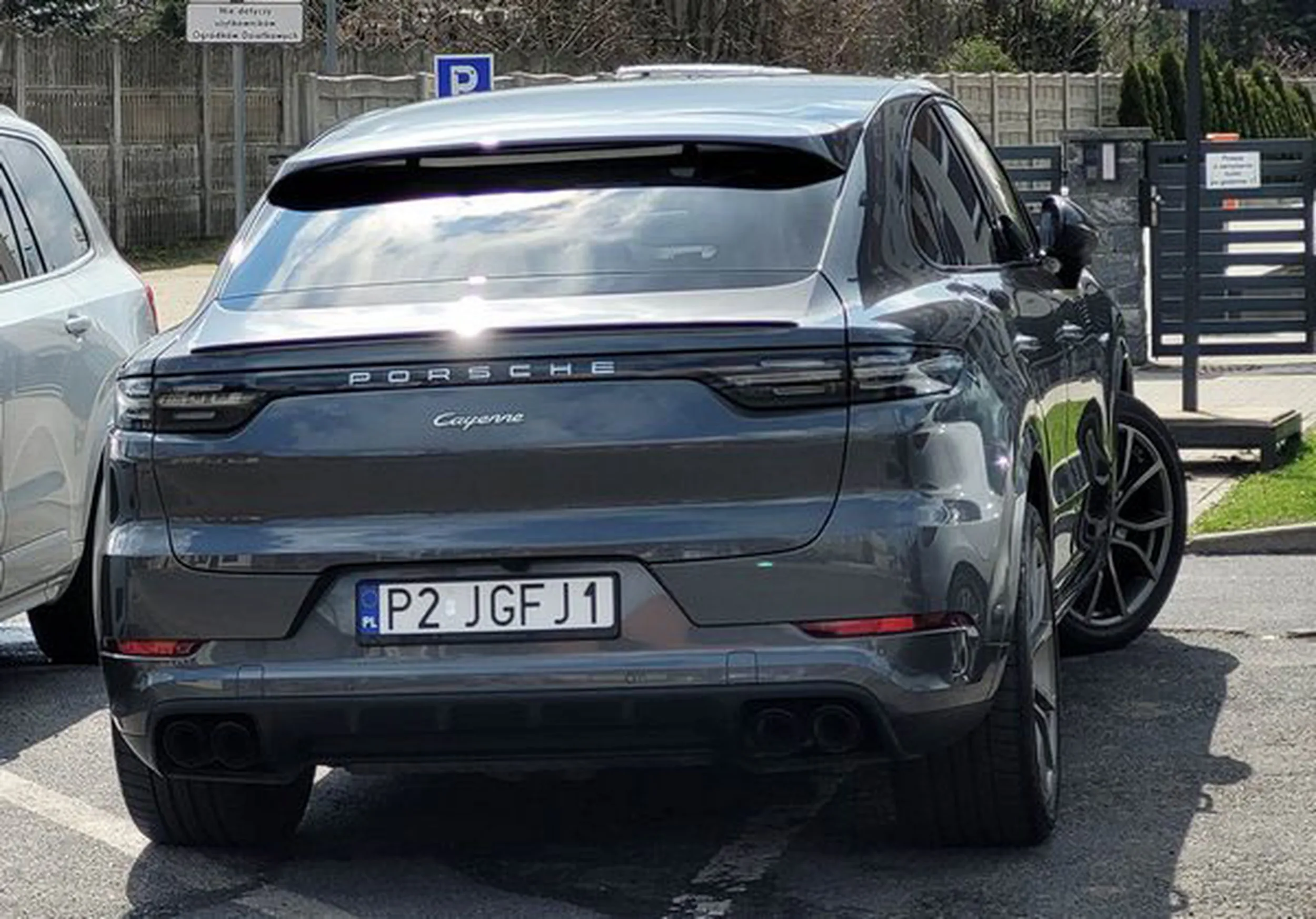 Fajny numer, blacha P2 JGFJ1