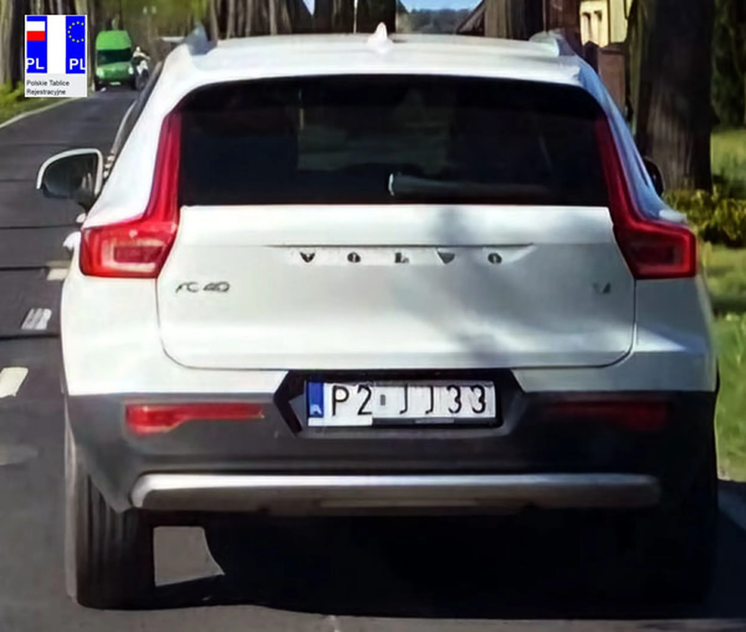 Fajny numer, blacha P2 JJ33