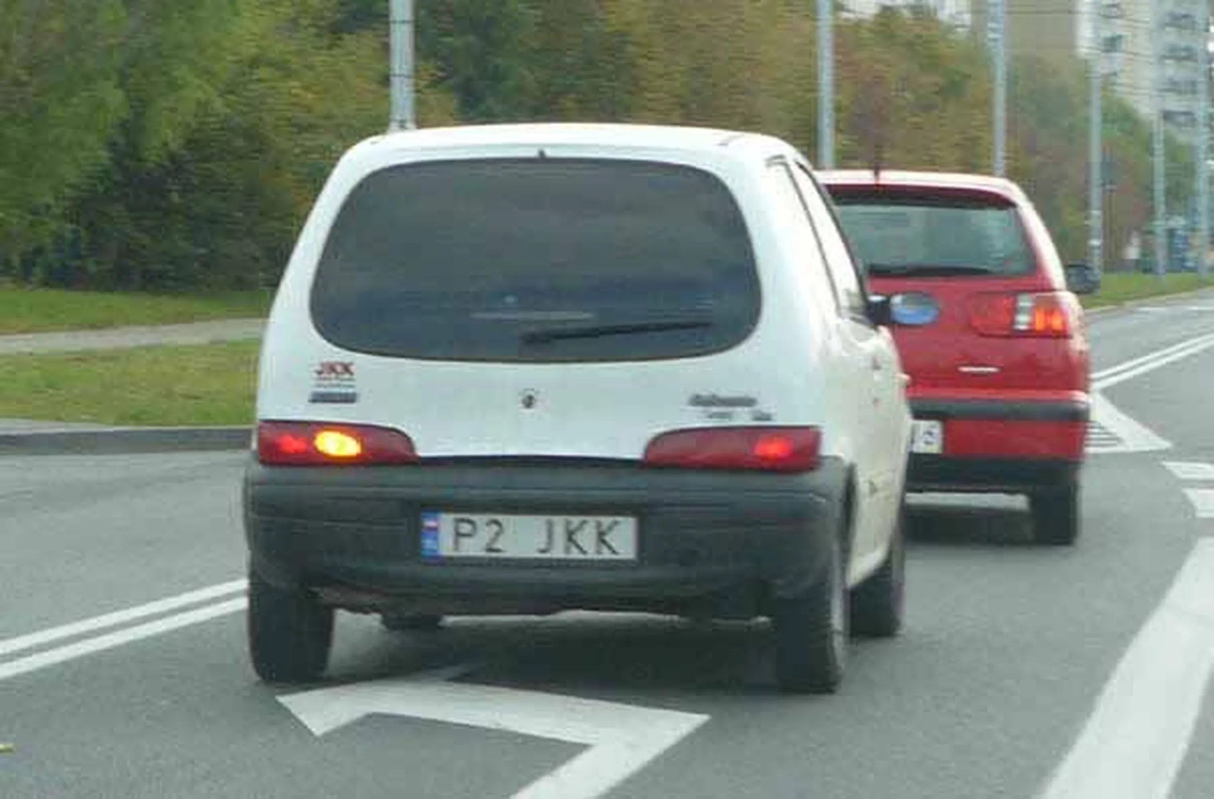 Fajny numer, blacha P2 JKK