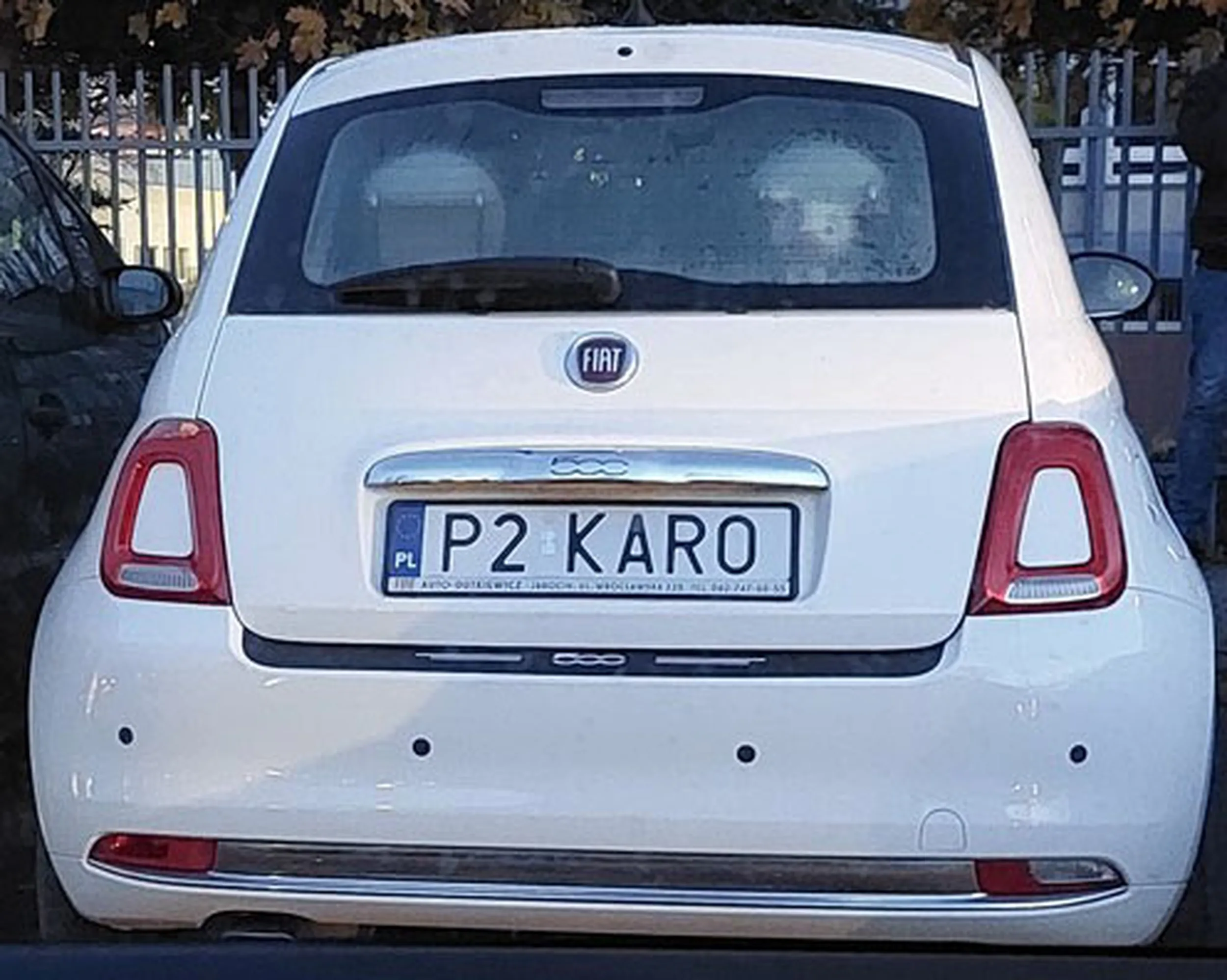 Fajny numer, blacha P2 KARO