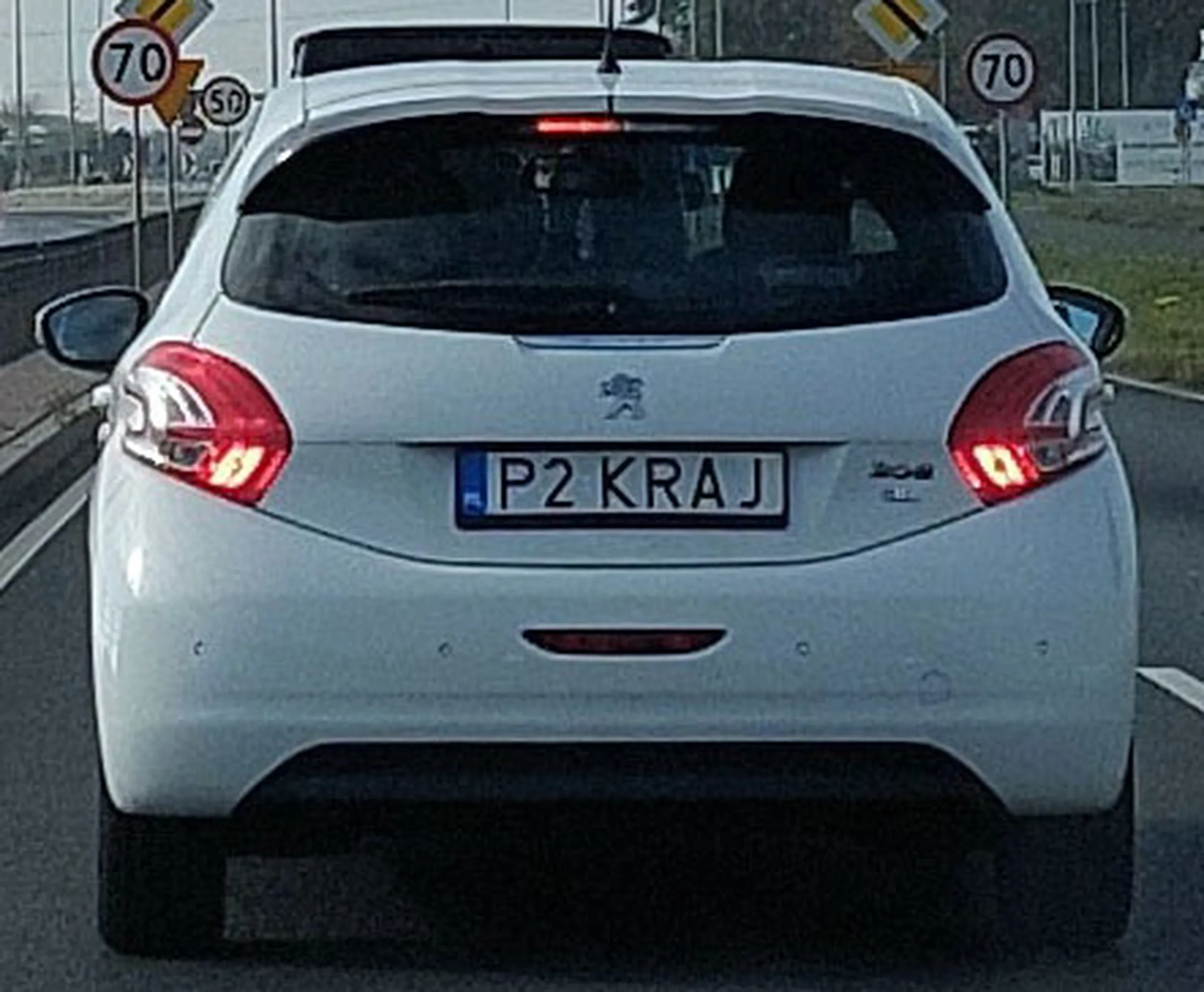 Fajny numer, blacha P2 KRAJ