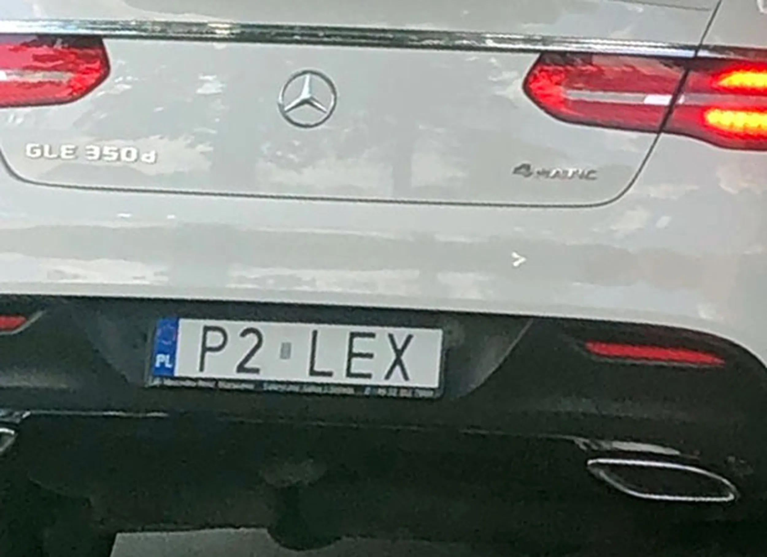 Fajny numer, blacha P2 LEX