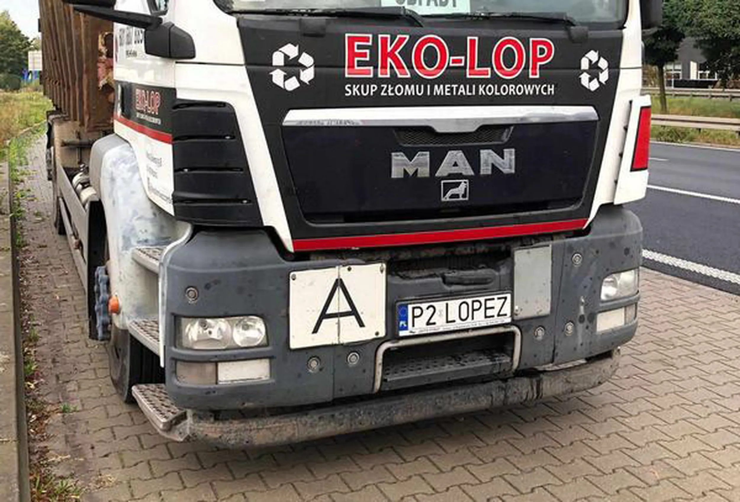 Fajny numer, blacha P2 LOPEZ