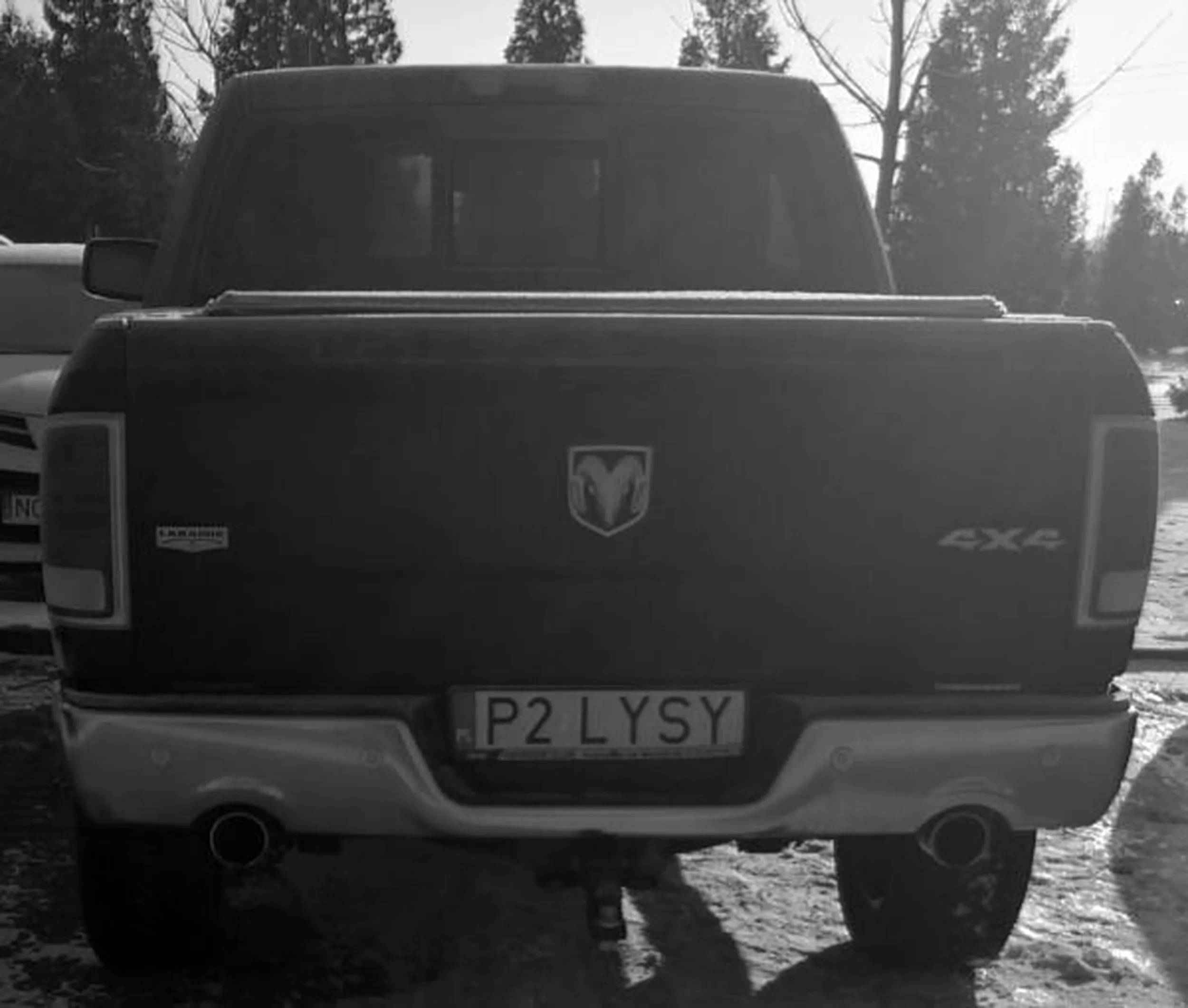 Fajny numer, blacha P2 LYSY