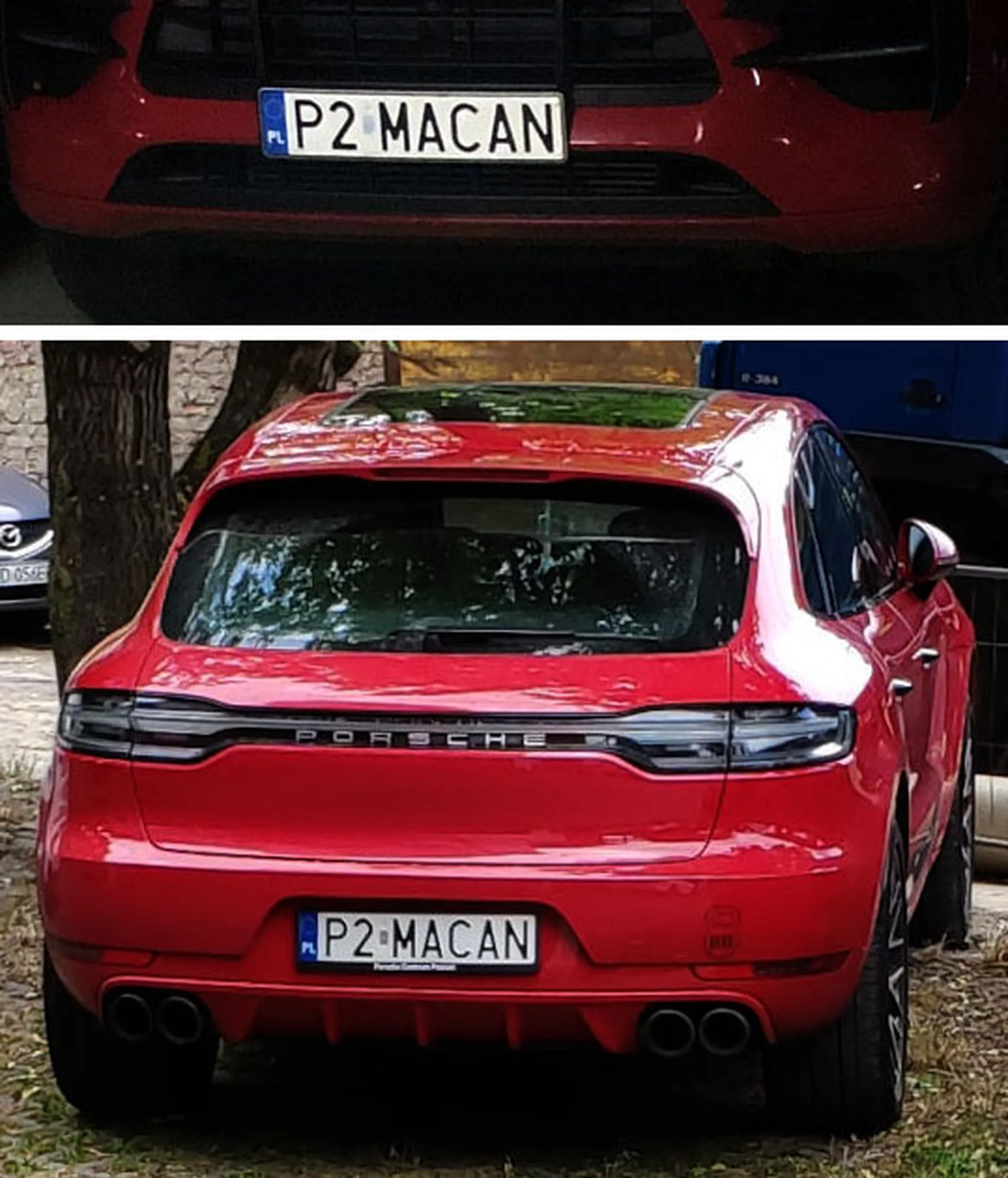 Fajny numer, blacha P2 MACAN