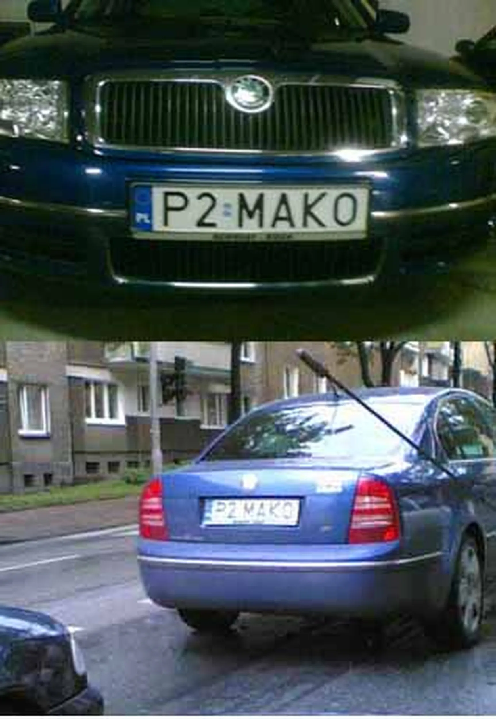 Fajny numer, blacha P2 MAKO