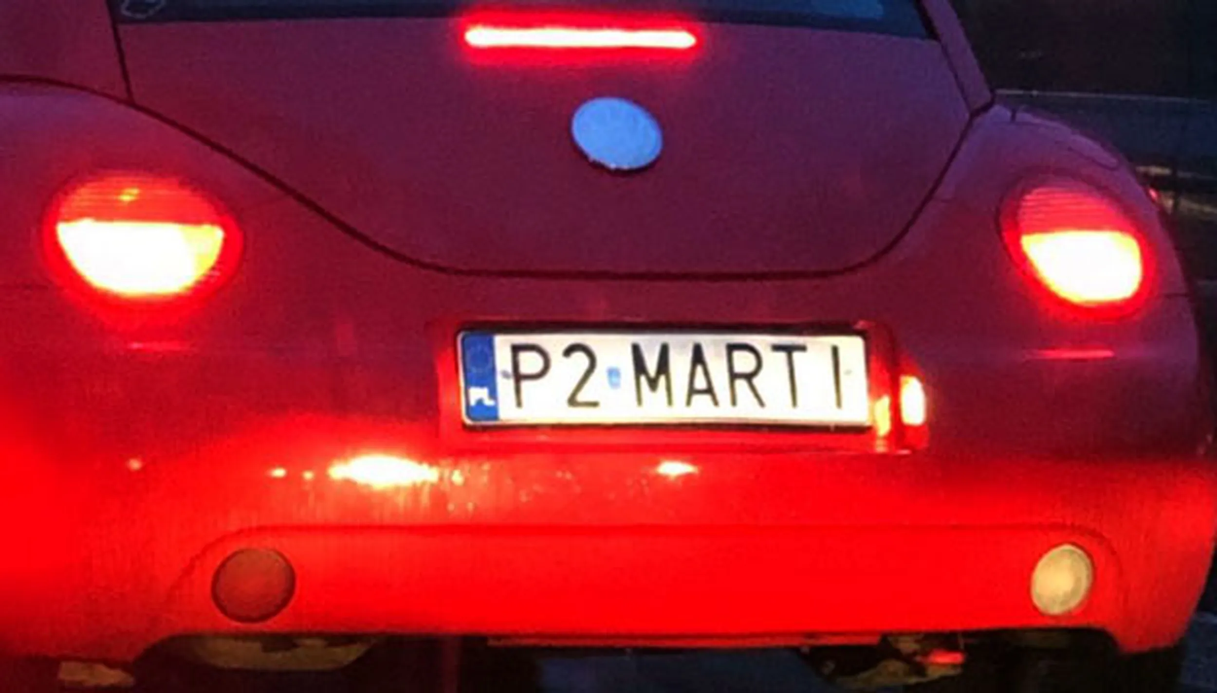 Fajny numer, blacha P2 MARTI