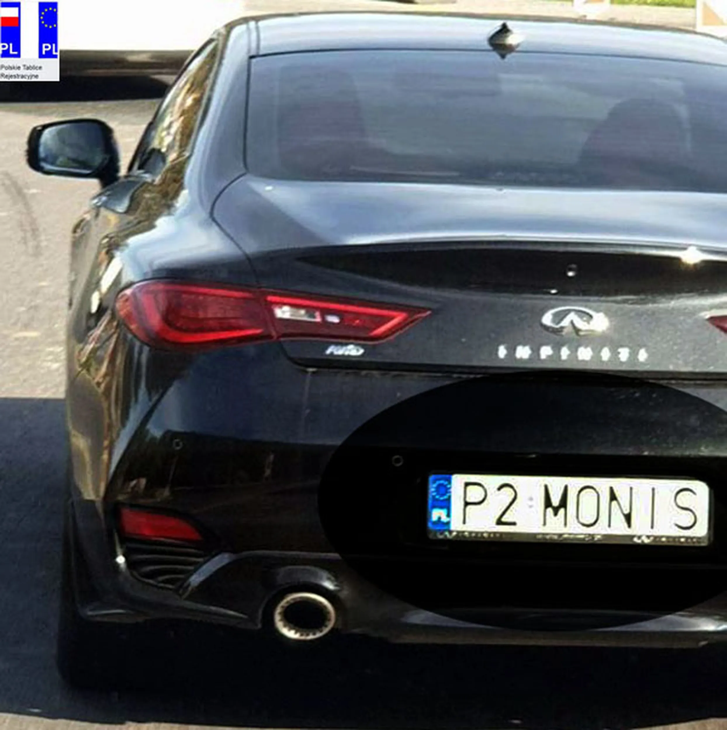 Fajny numer, blacha P2 MONIS