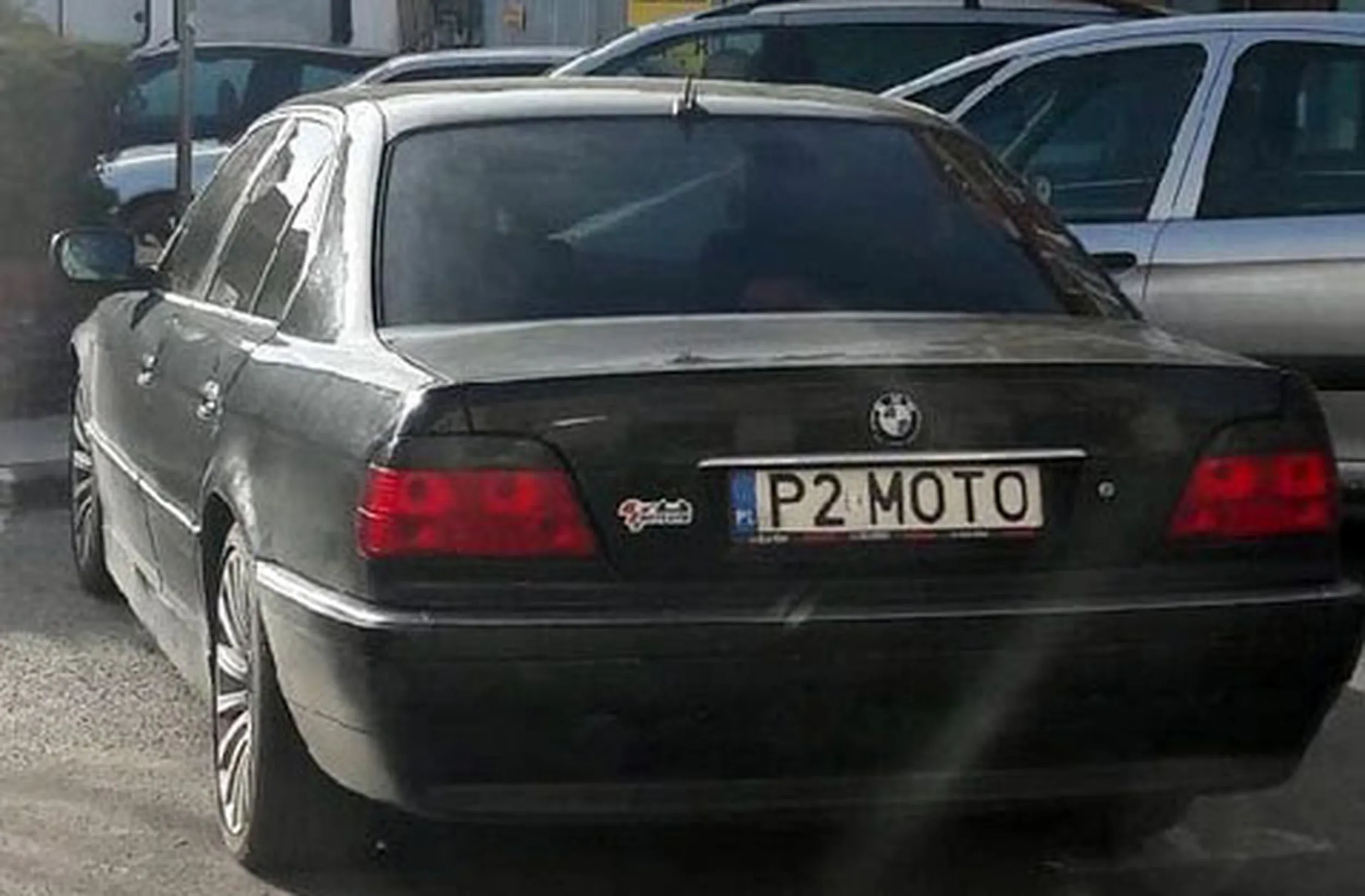 Fajny numer, blacha P2 MOTO