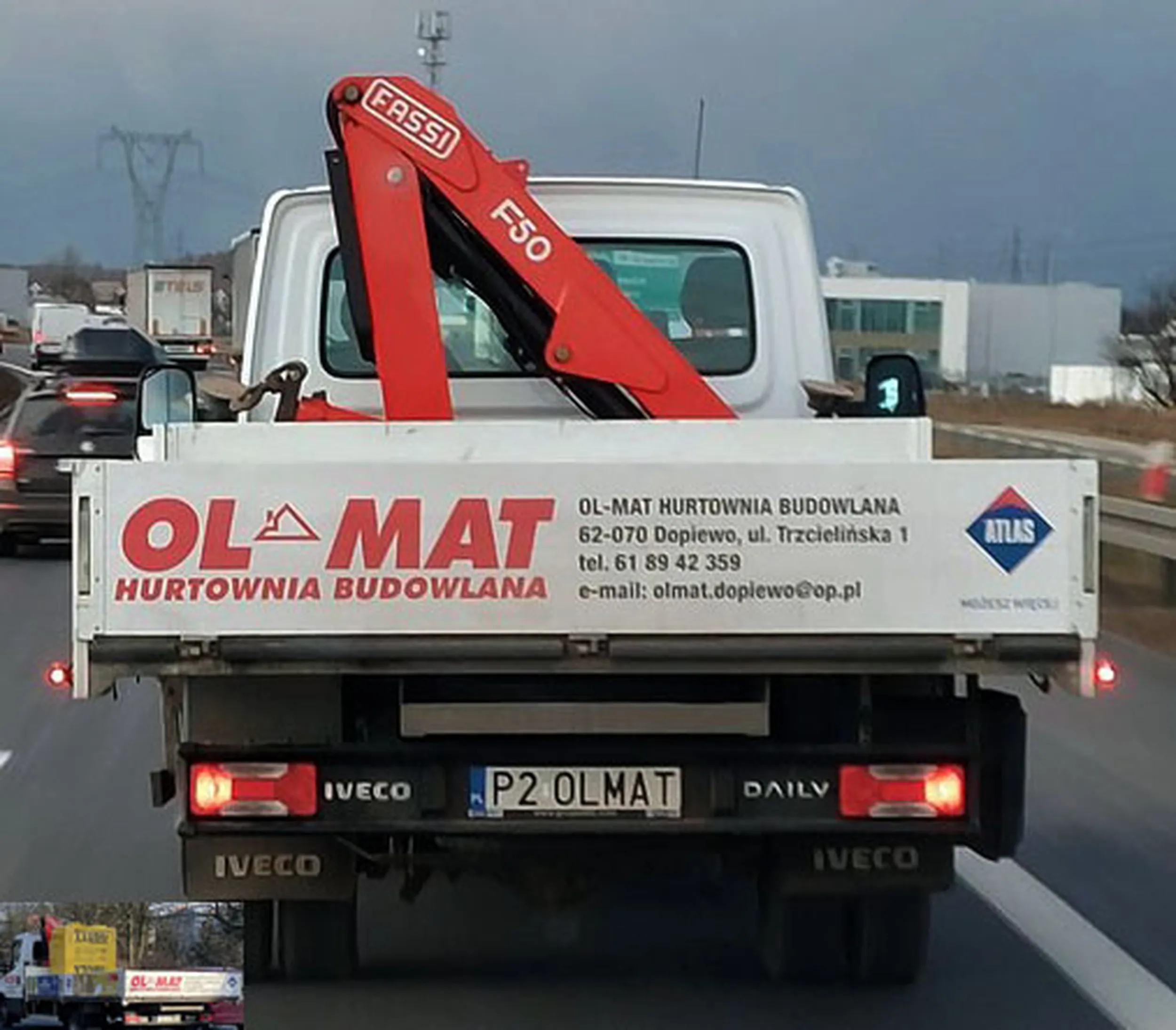 Fajny numer, blacha P2 OLMAT