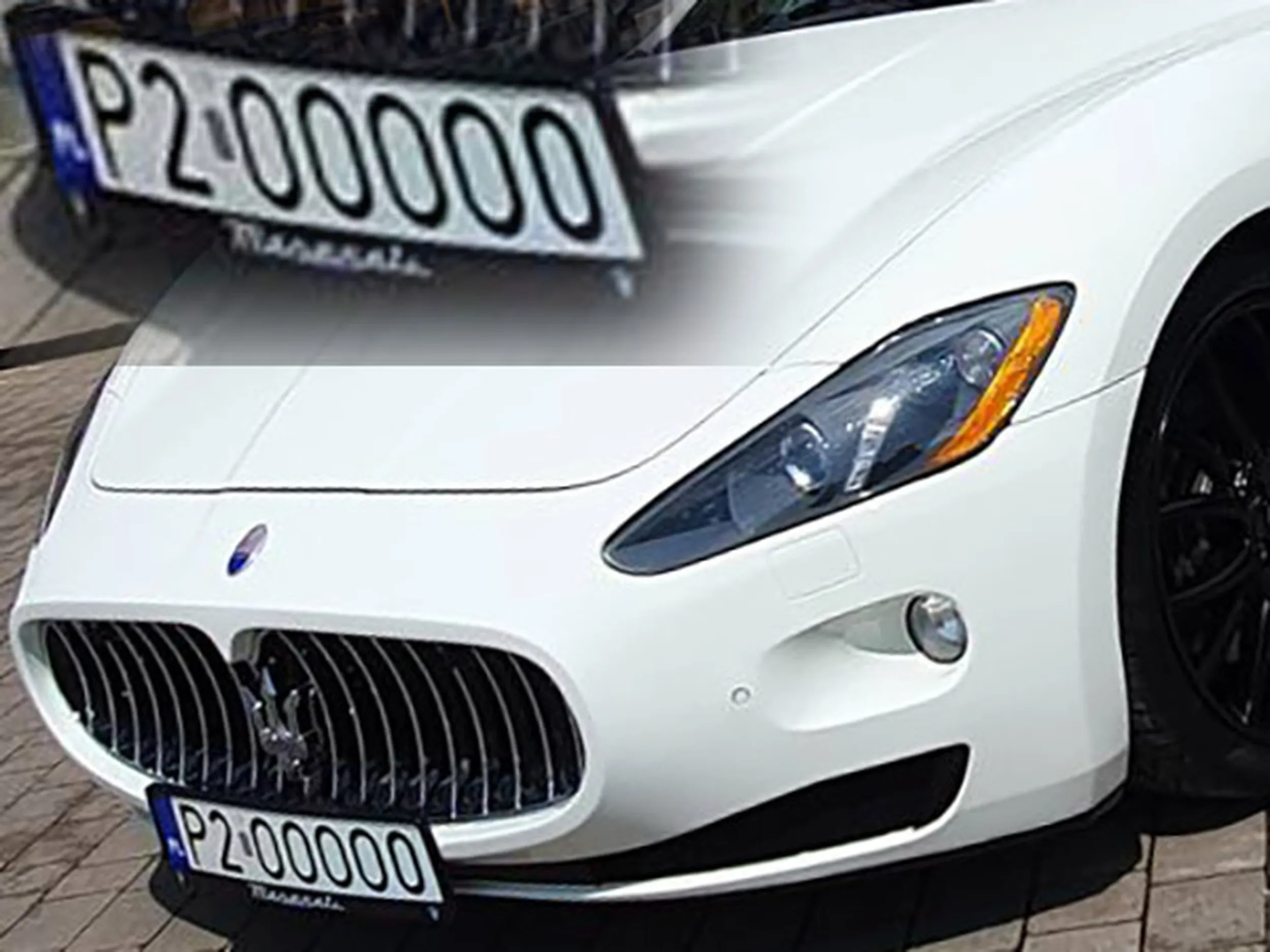 Fajny numer, blacha P2 OOOO0