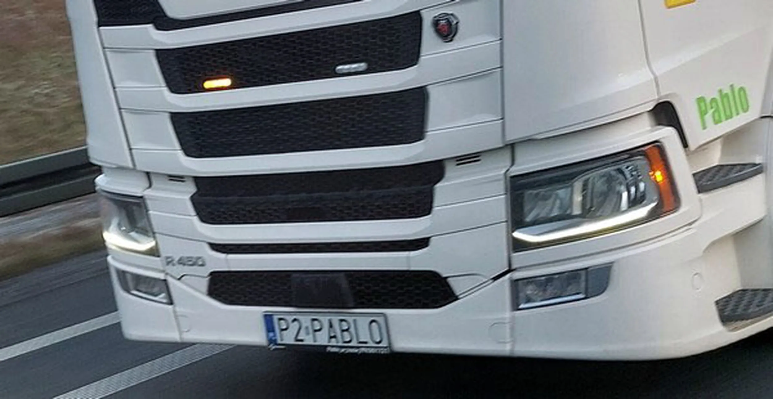 Fajny numer, blacha P2 PABL0