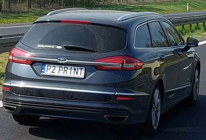 Fajny numer, blacha P2 PRINT