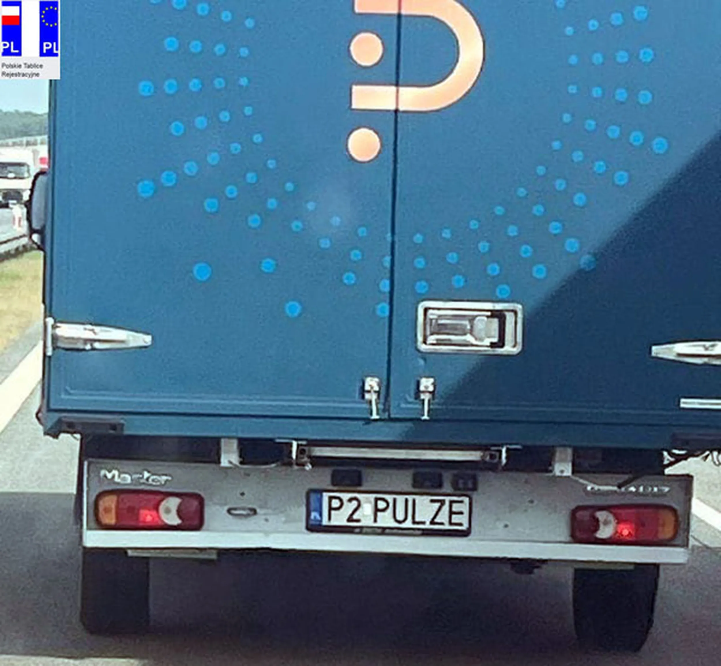 Fajny numer, blacha P2 PULZE