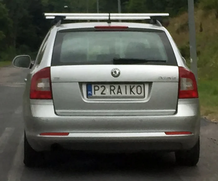 Fajny numer, blacha P2 RAIKO