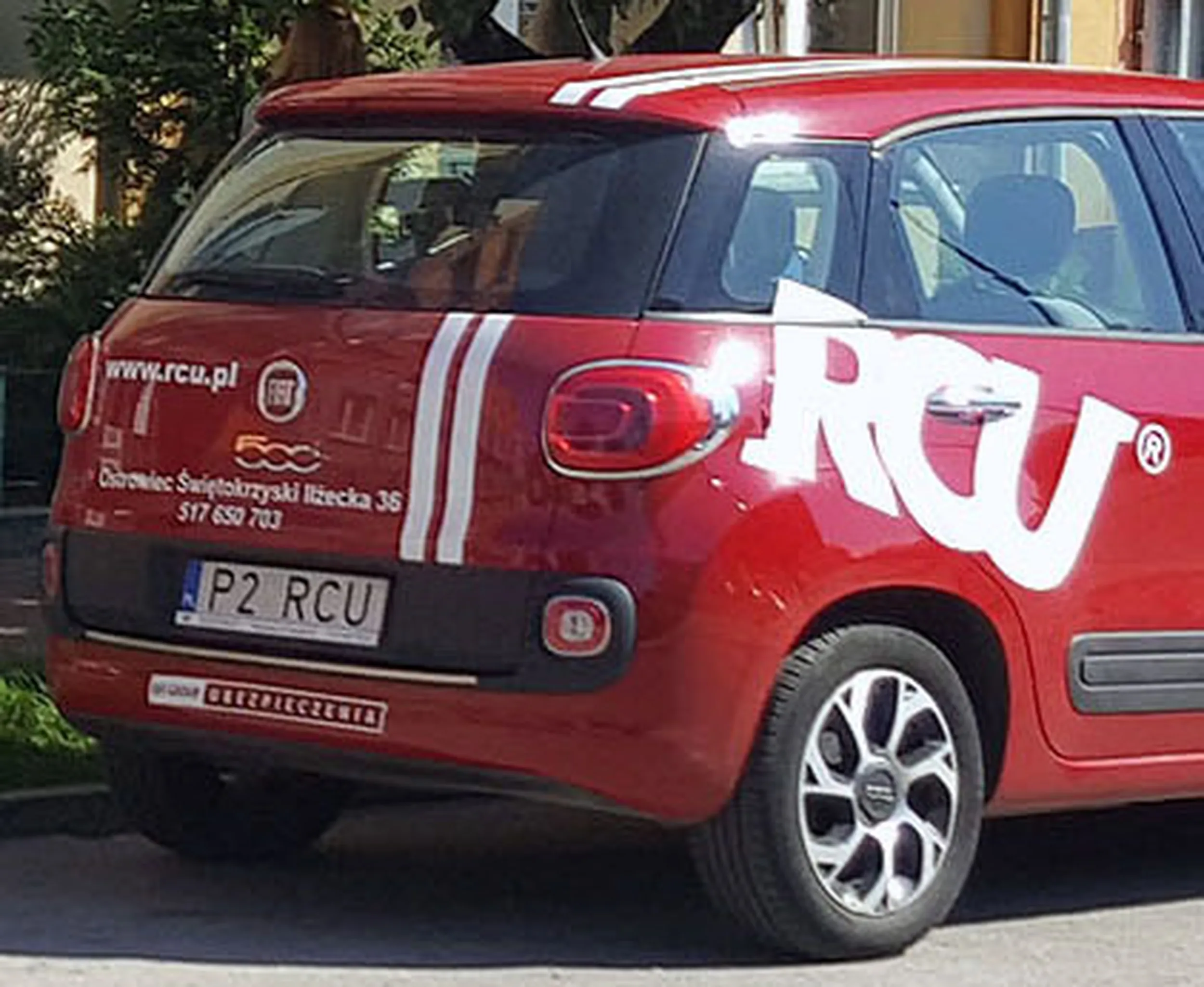 Fajny numer, blacha P2 RCU