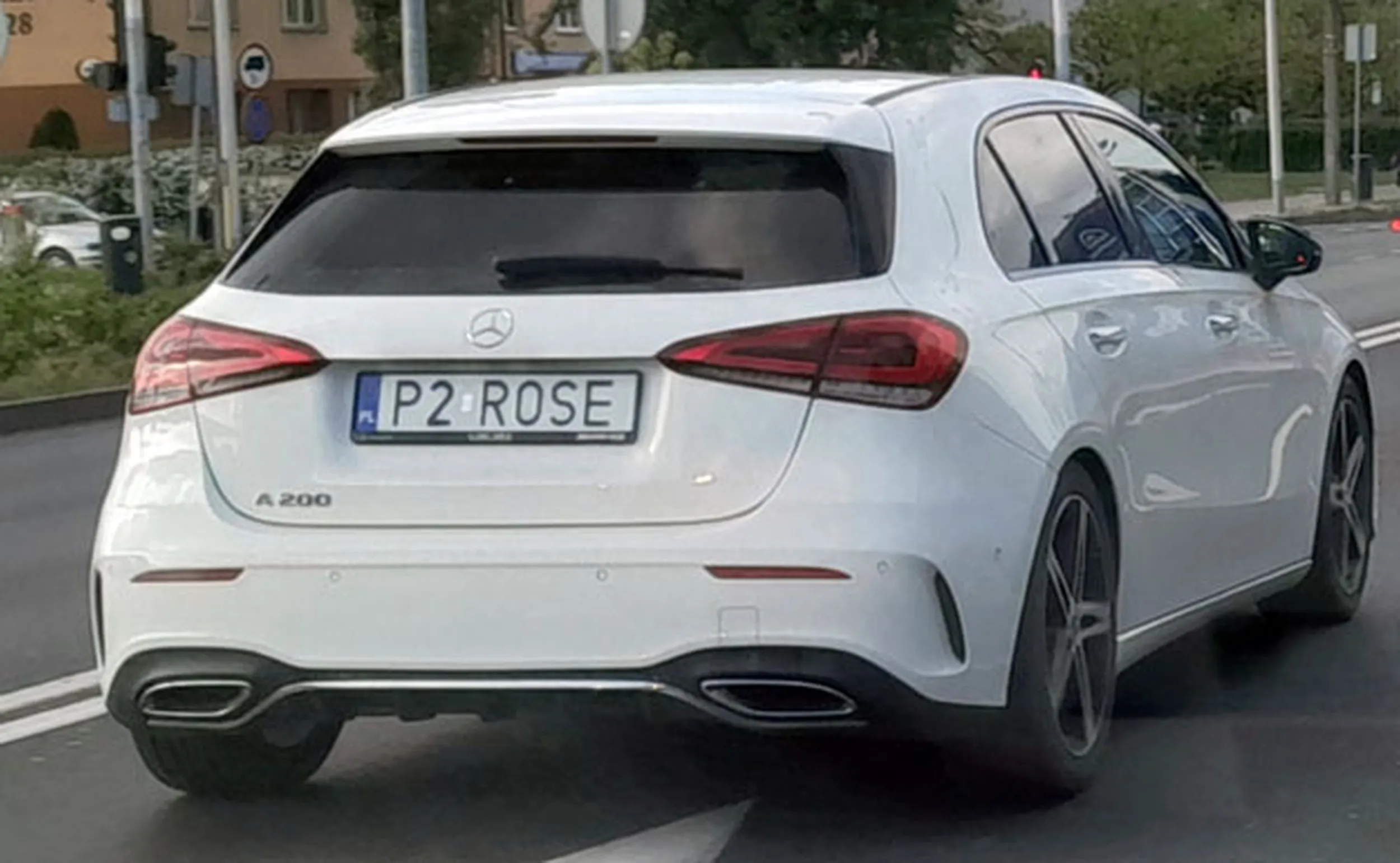 Fajny numer, blacha P2 ROSE