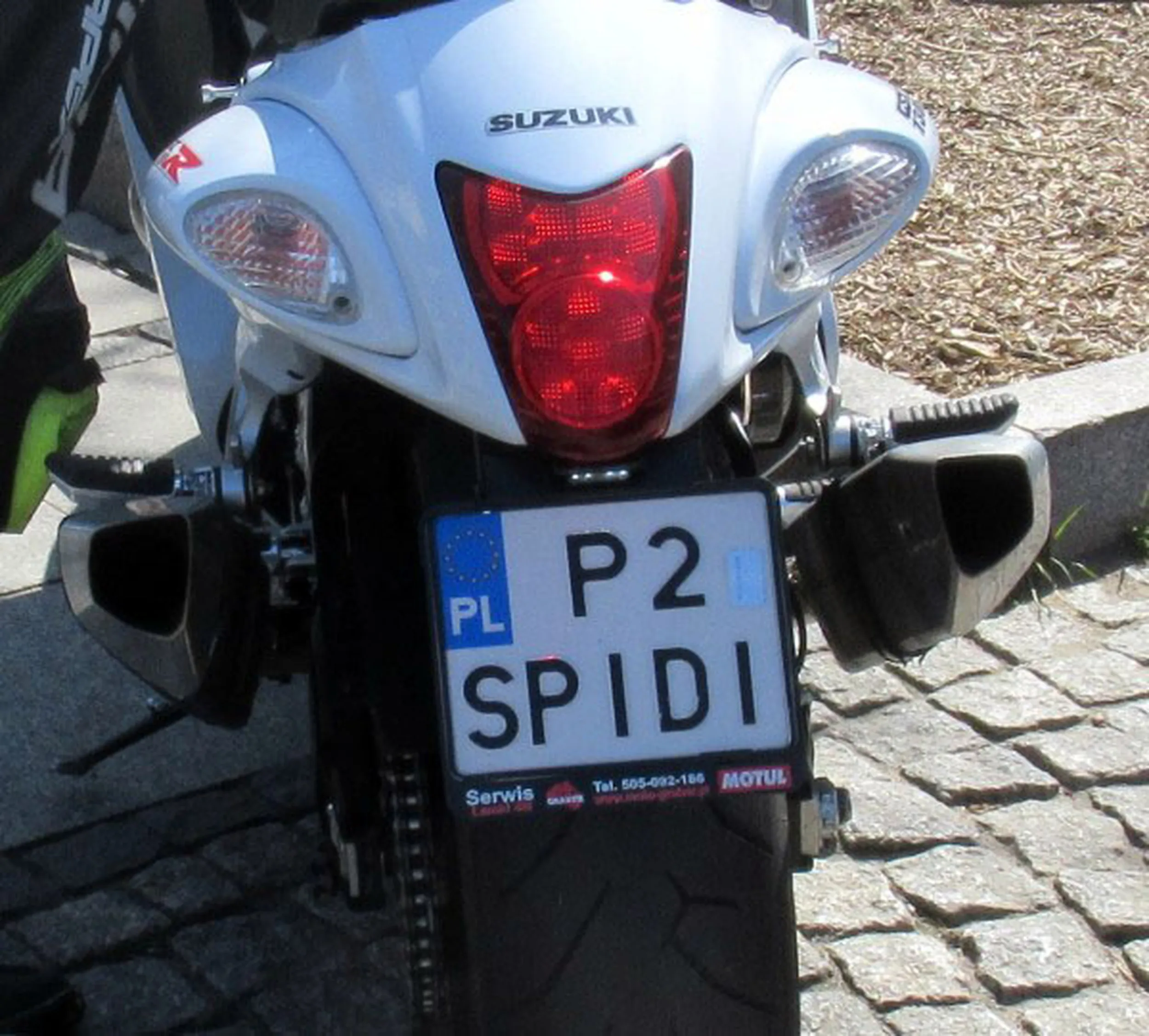 Fajny numer, blacha P2 SPIDI