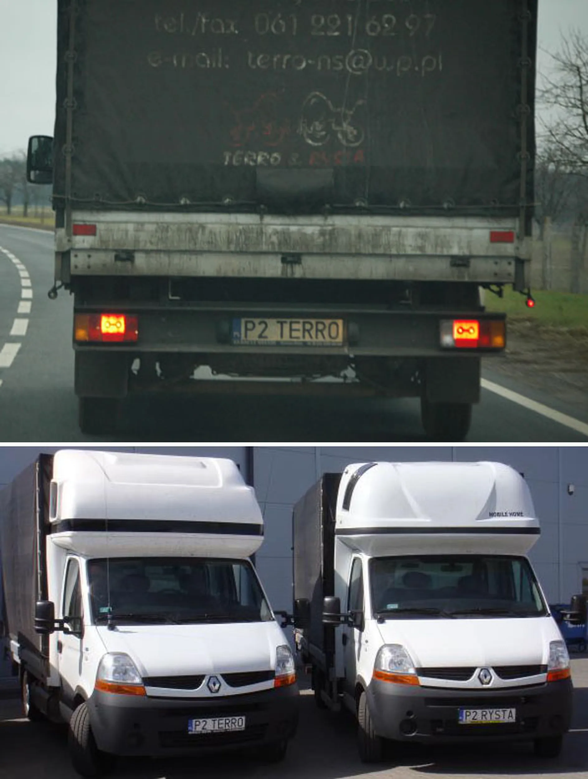 Fajny numer, blacha P2 TERRO