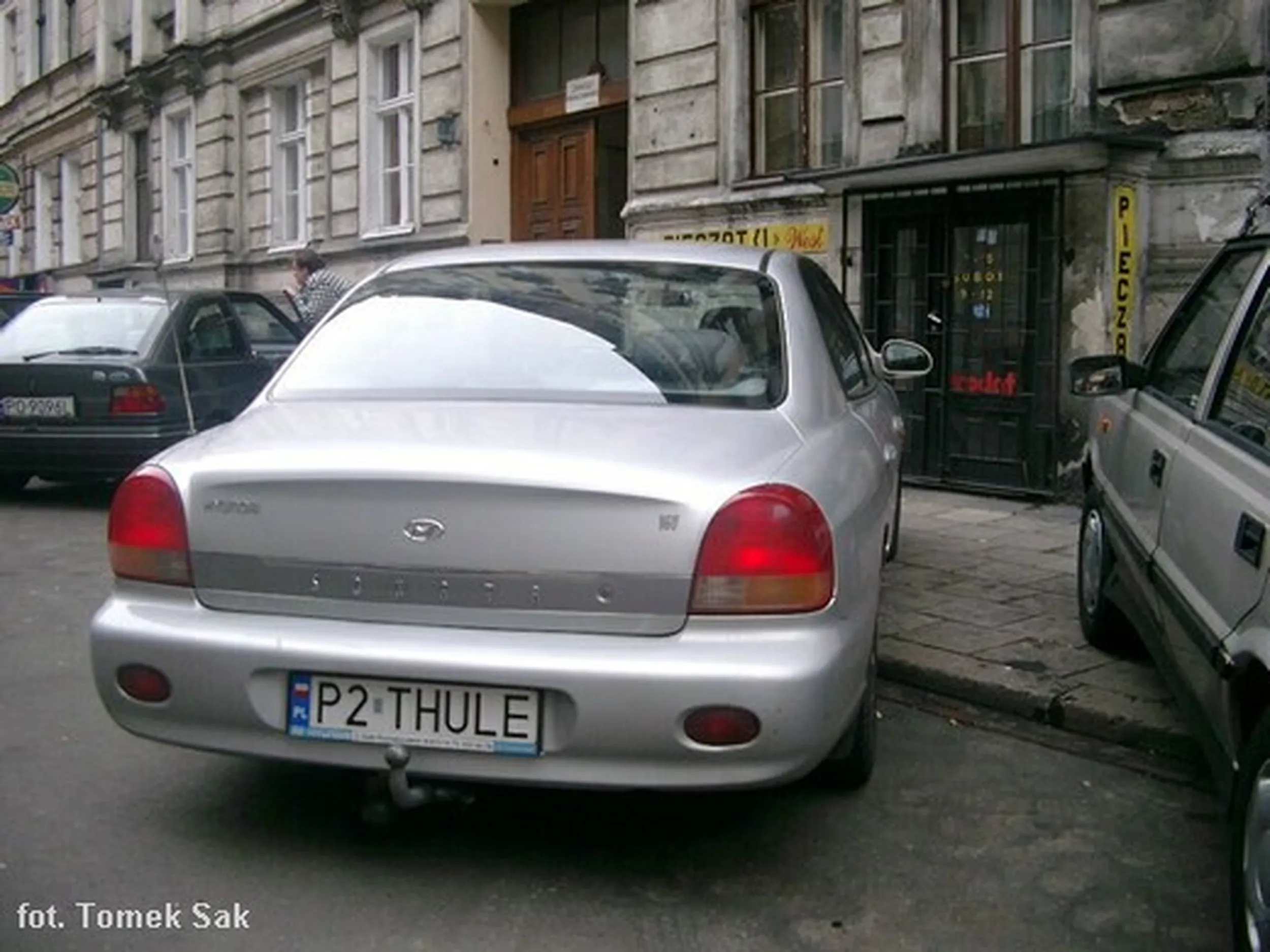 Fajny numer, blacha P2 THULE