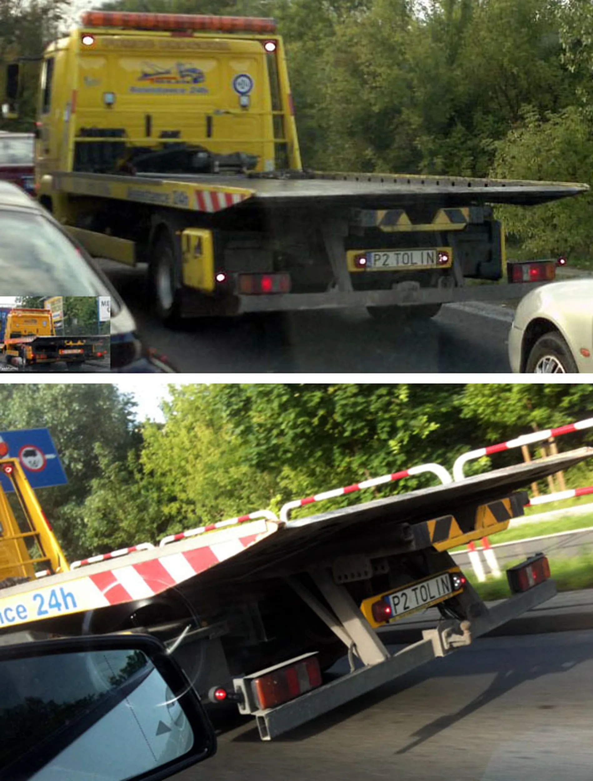 Fajny numer, blacha P2 TOLIN