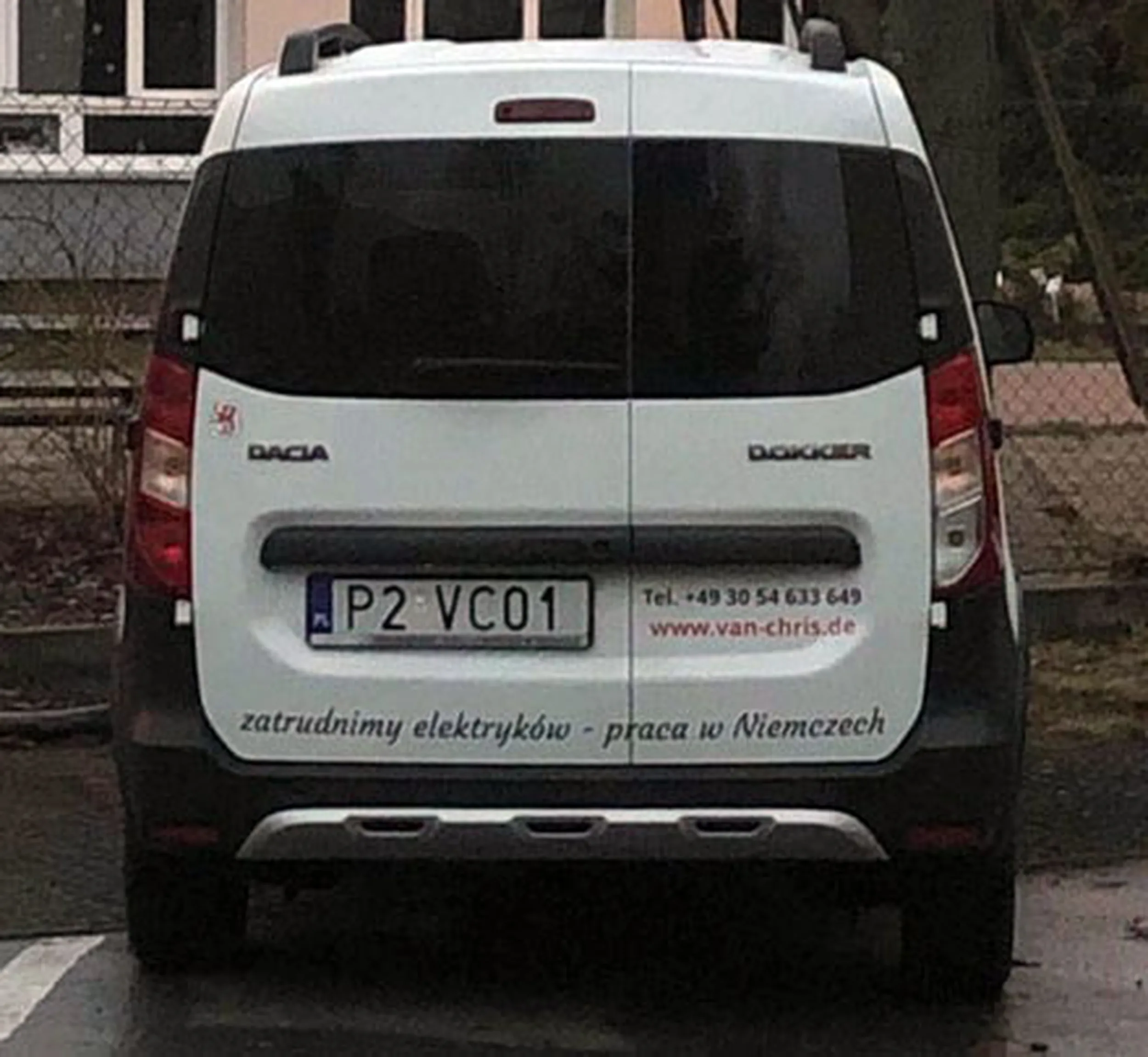 Fajny numer, blacha P2 VC01