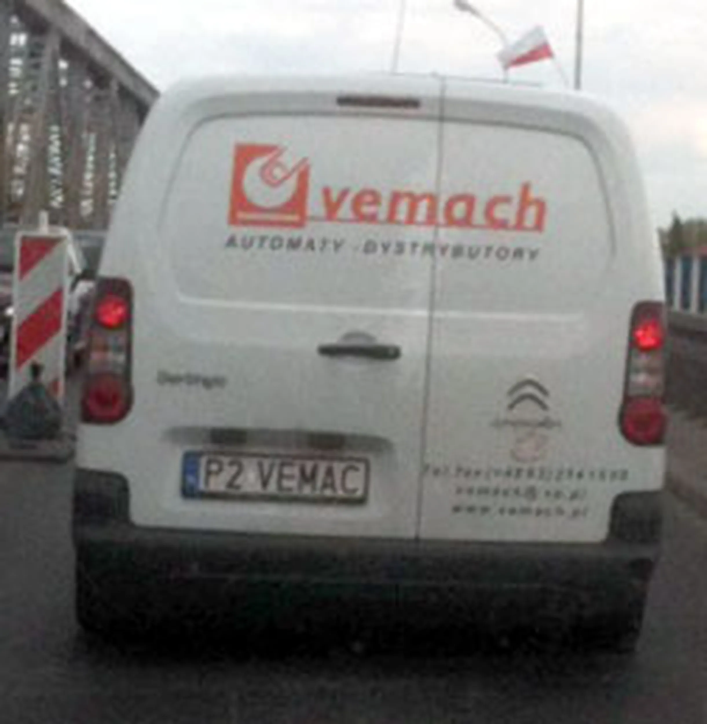 Fajny numer, blacha P2 VEMAC