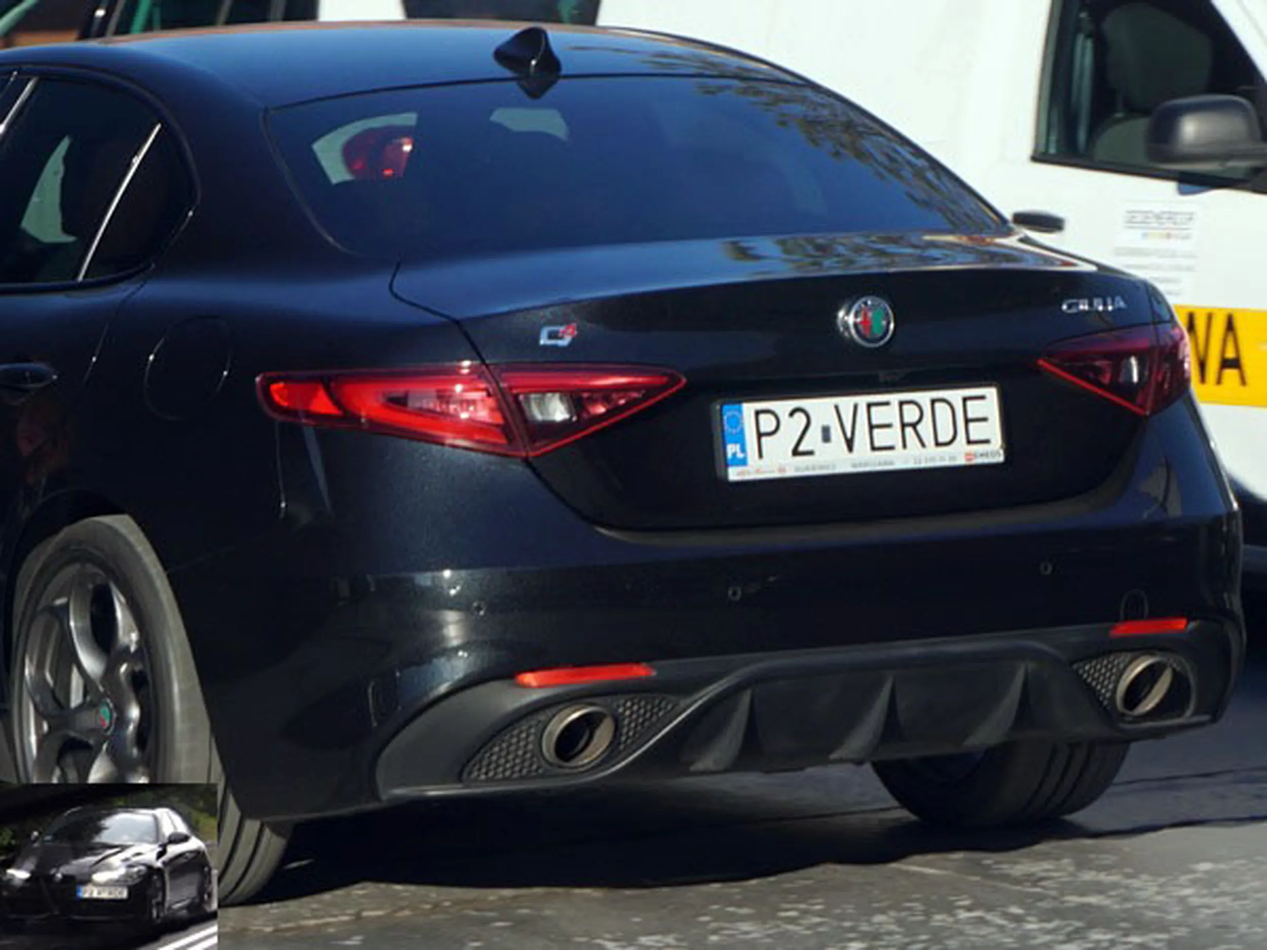 Fajny numer, blacha P2 VERDE