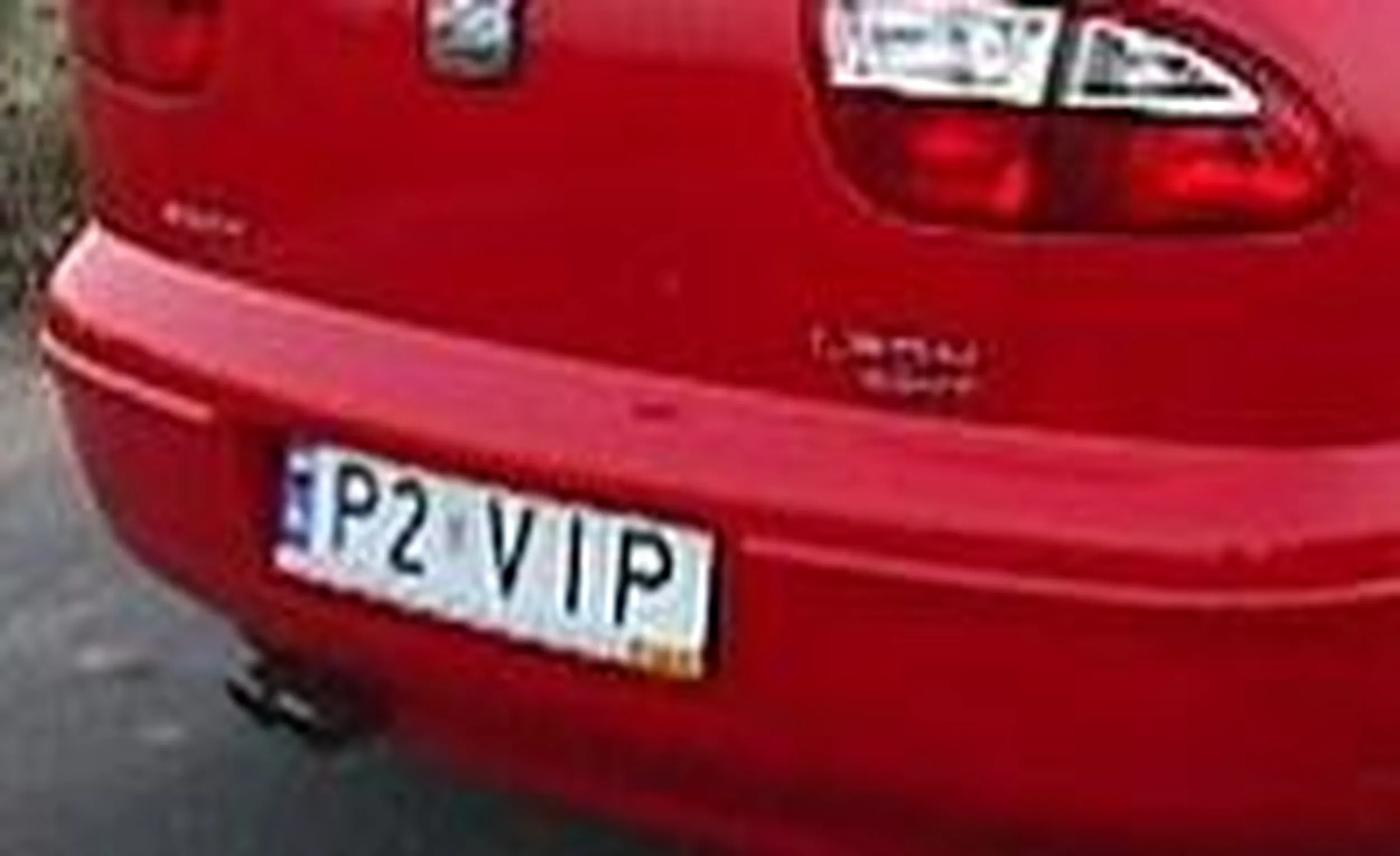 Fajny numer, blacha P2 VIP