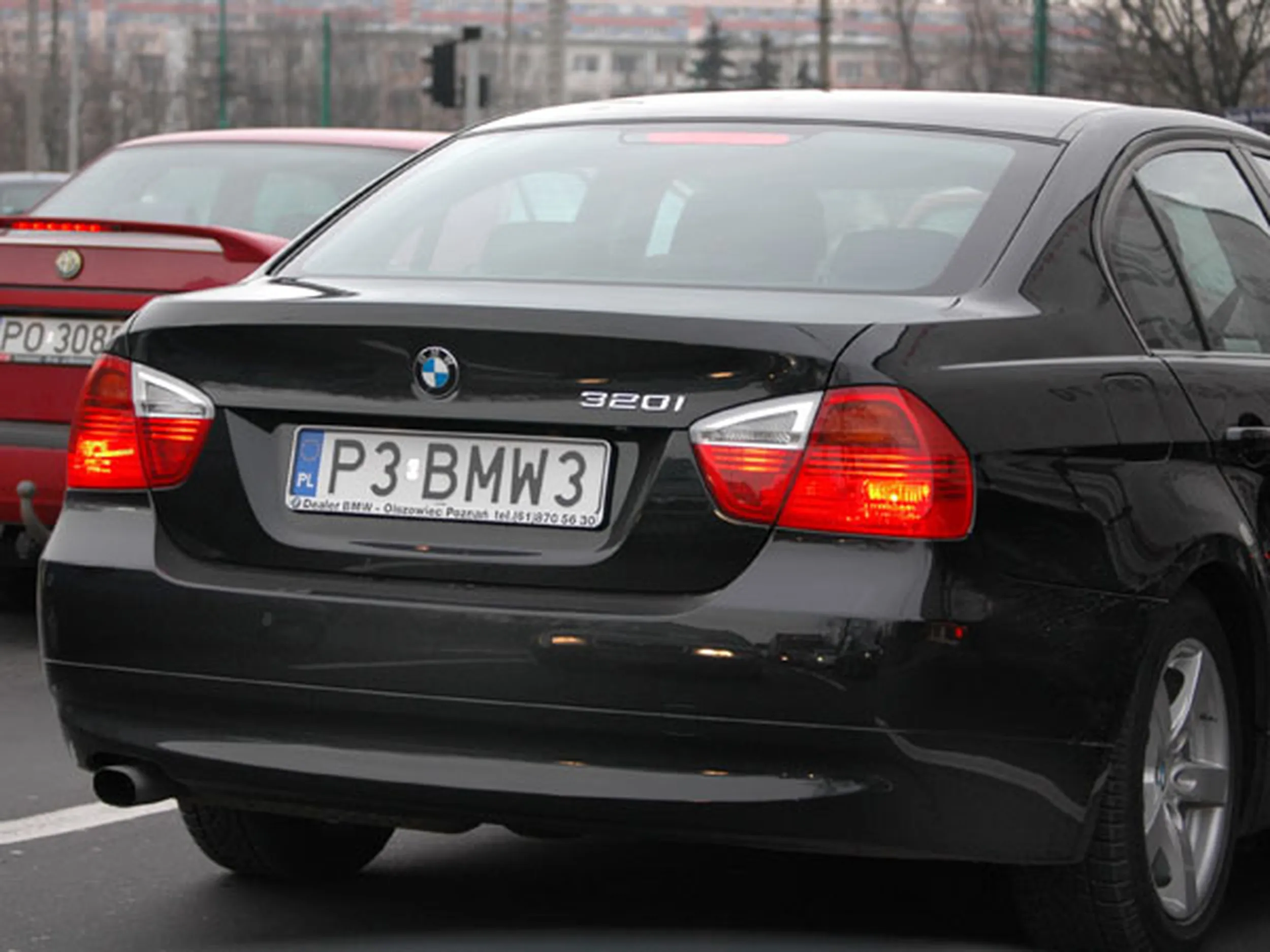 Fajny numer, blacha P3 BMW3
