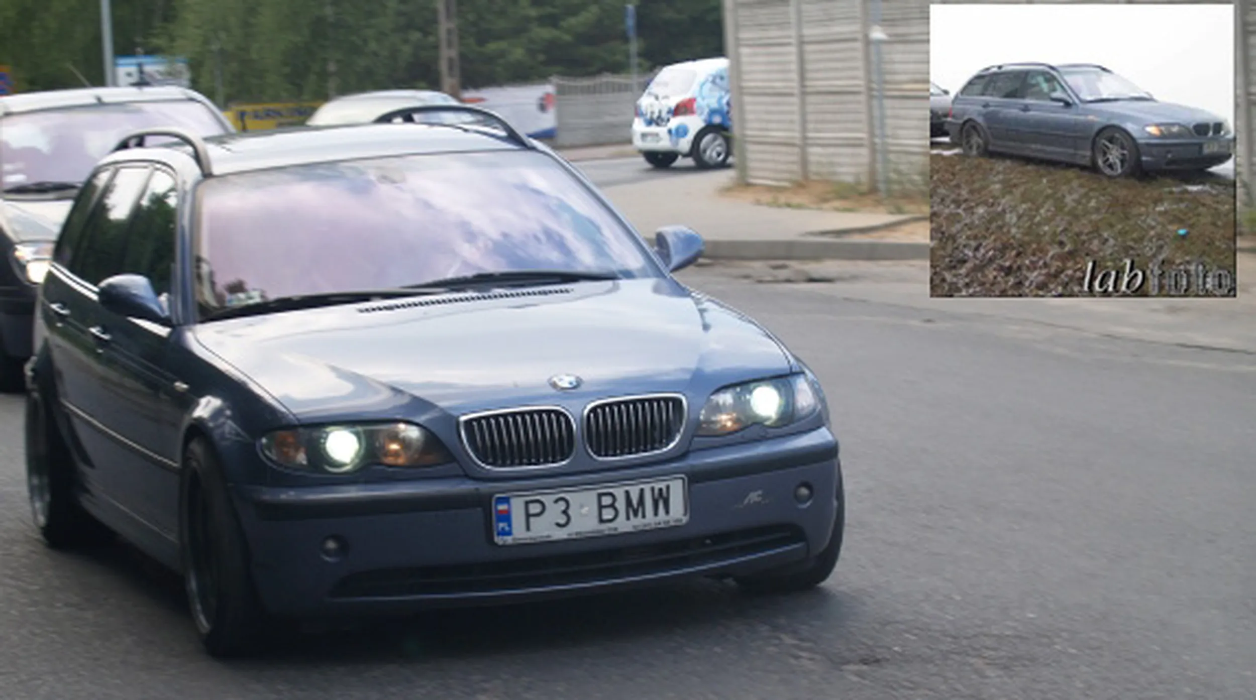 Fajny numer, blacha P3 BMW