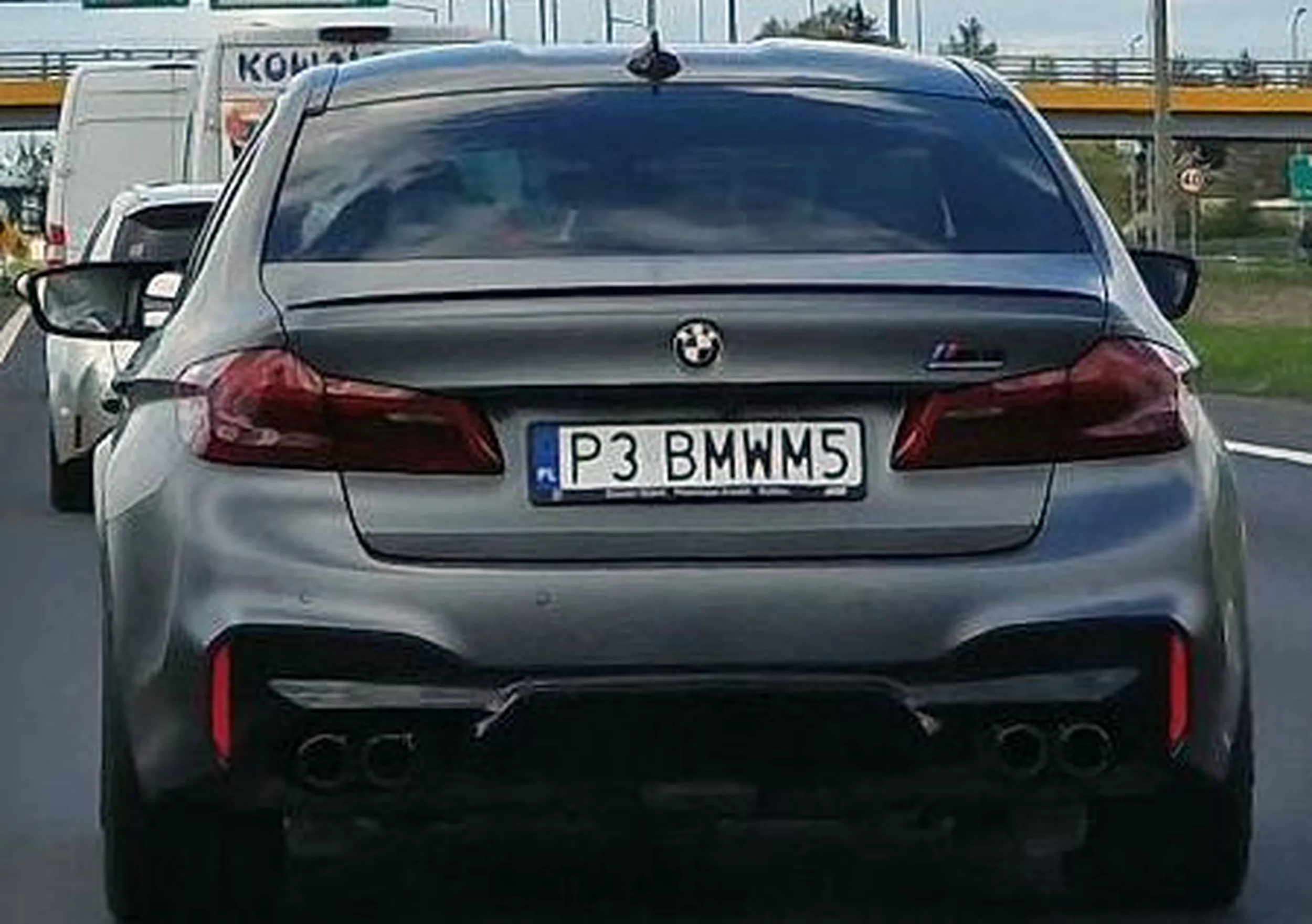 Fajny numer, blacha P3 BMWM5