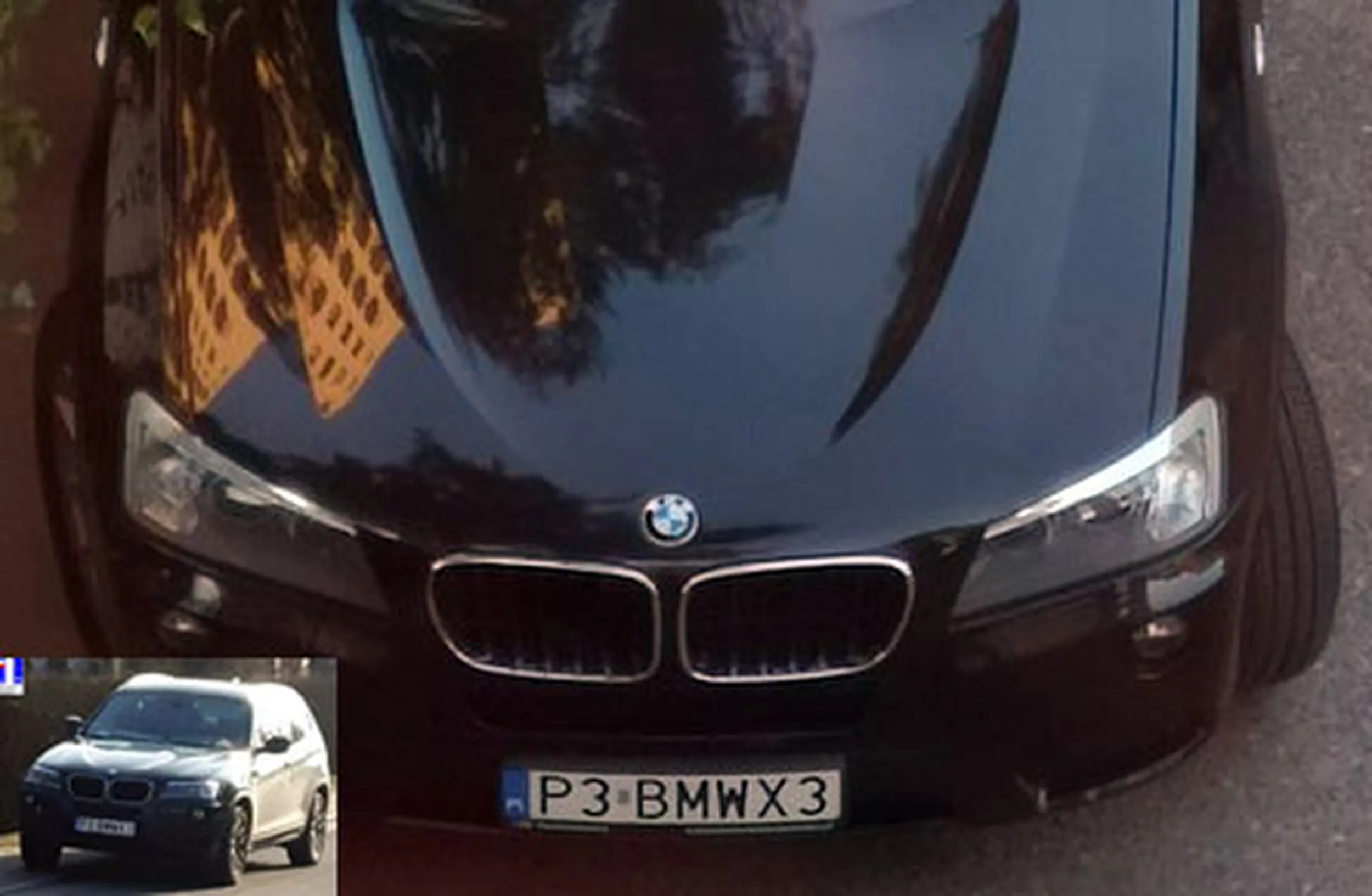 Fajny numer, blacha P3 BMWX3